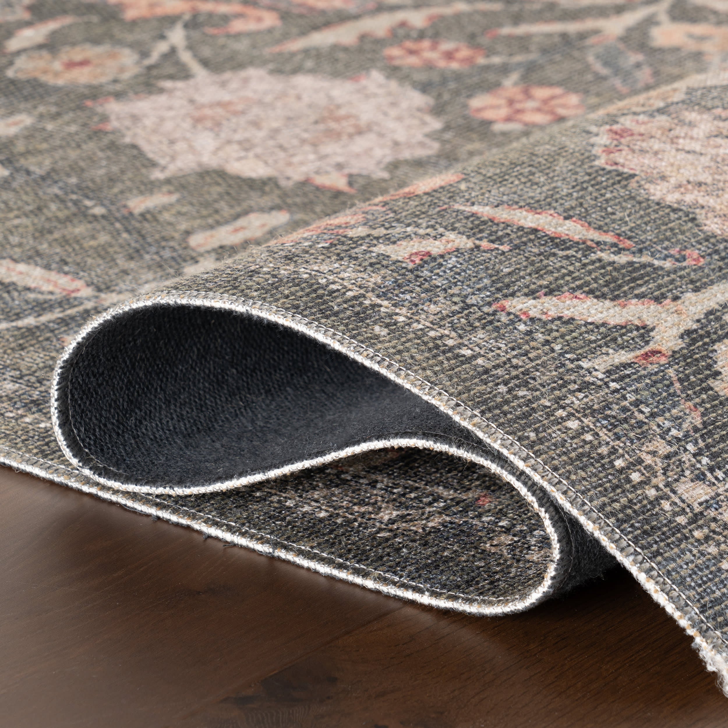 Kwireh Traditional Floral and Paisley Rug | Green - Image 8
