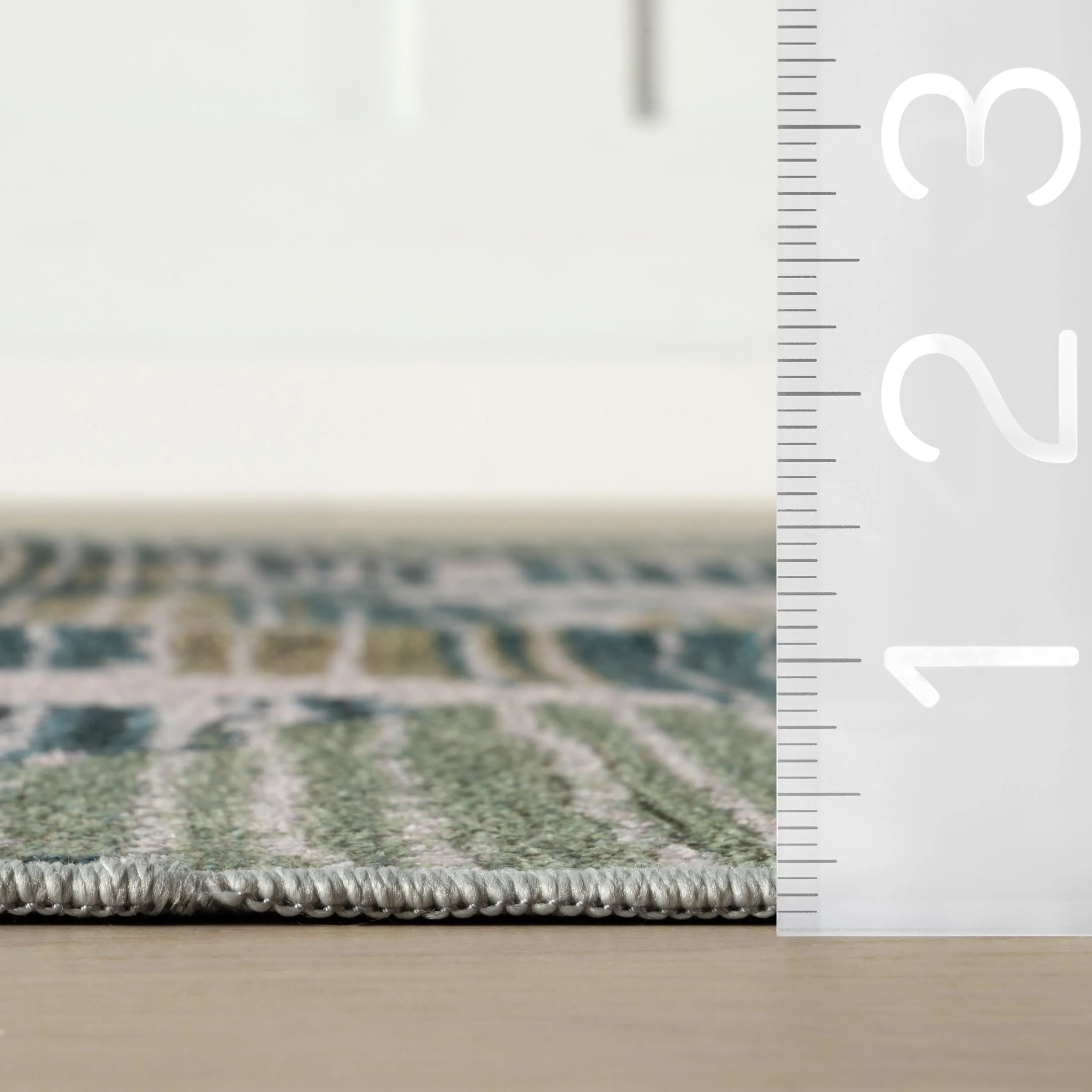 Ladycross Machine Washable Rug | Green - Image 5