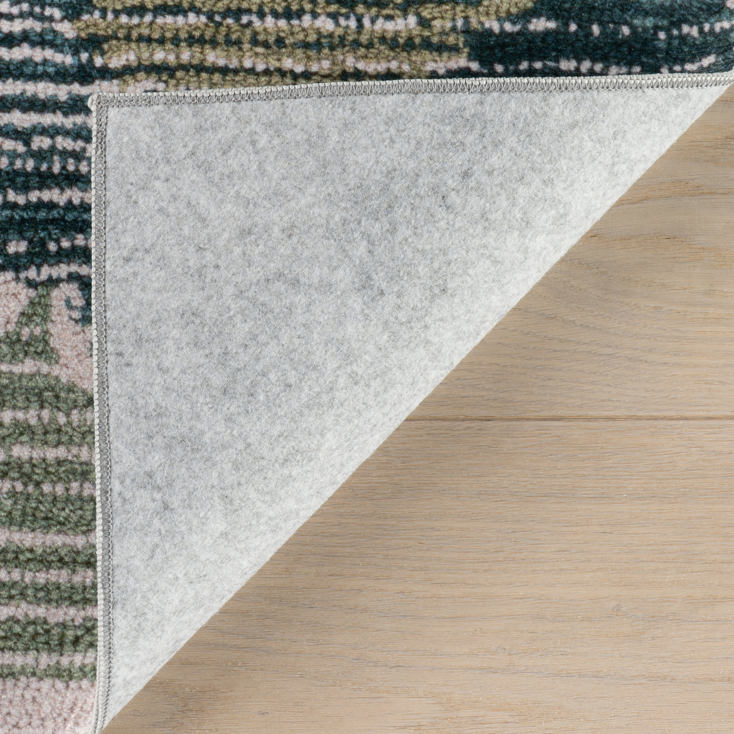 Ladycross Machine Washable Rug | Green - Image 7