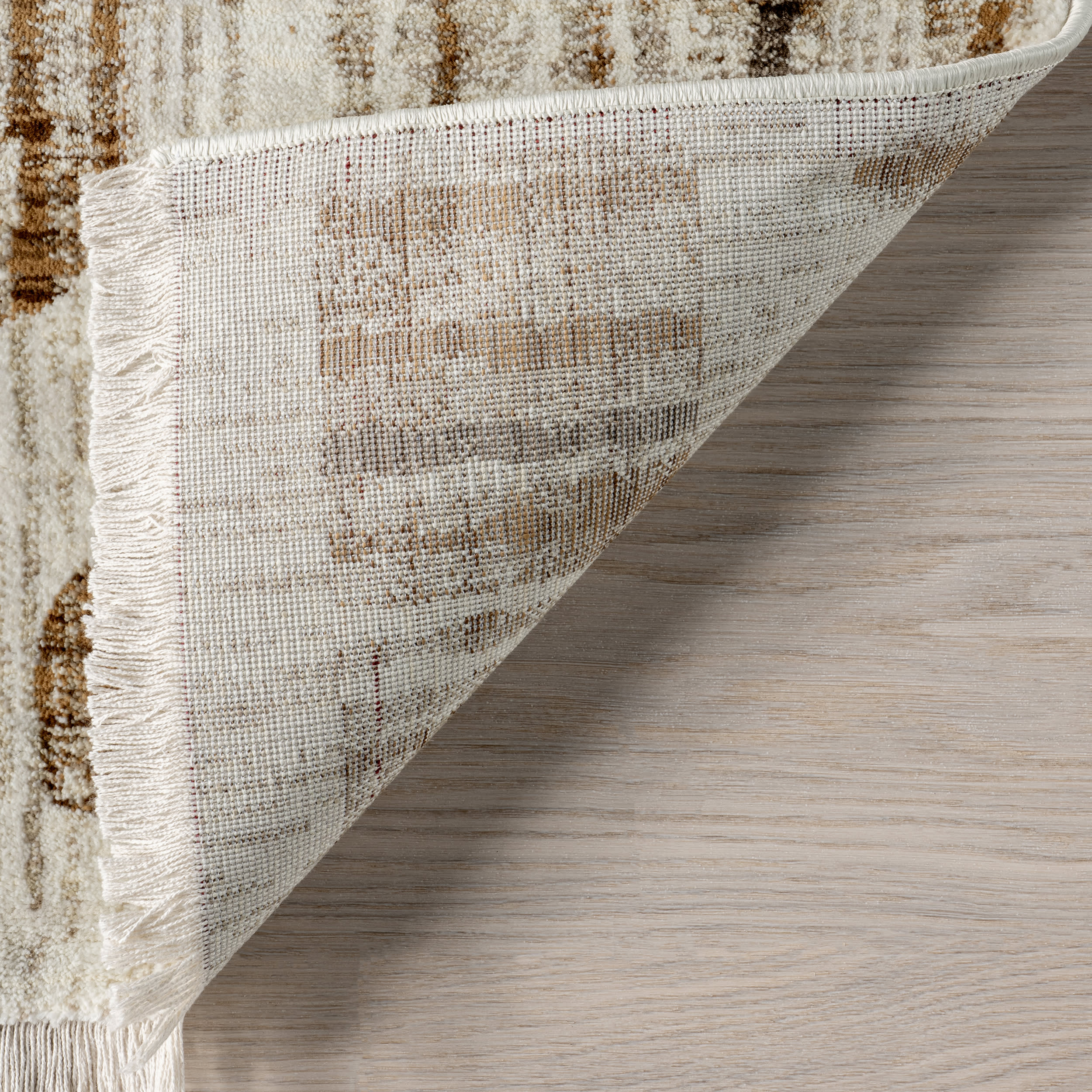 Lafayette Abstract Striped Rug | Beige - Image 4