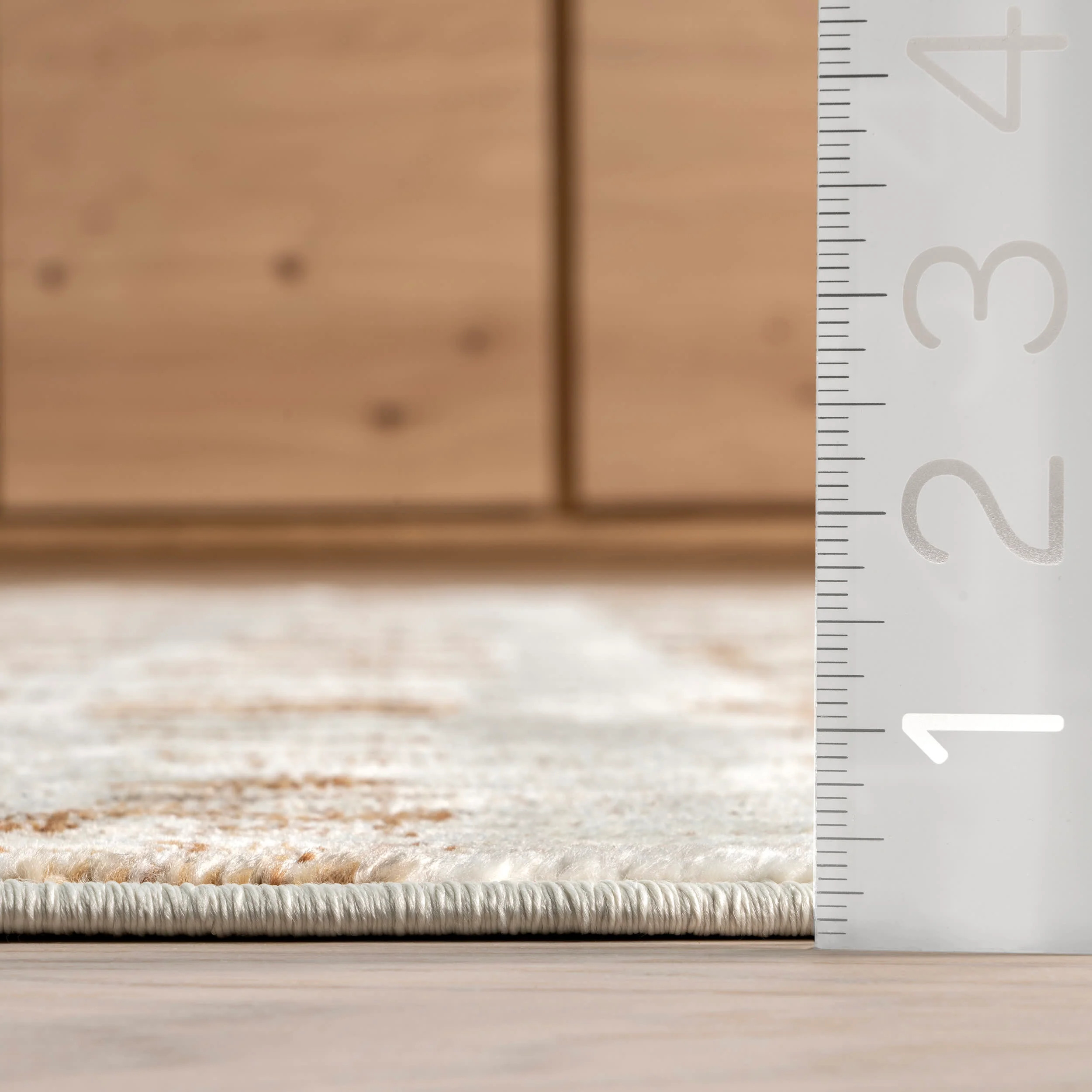 Lafayette Abstract Striped Rug | Beige - Image 5