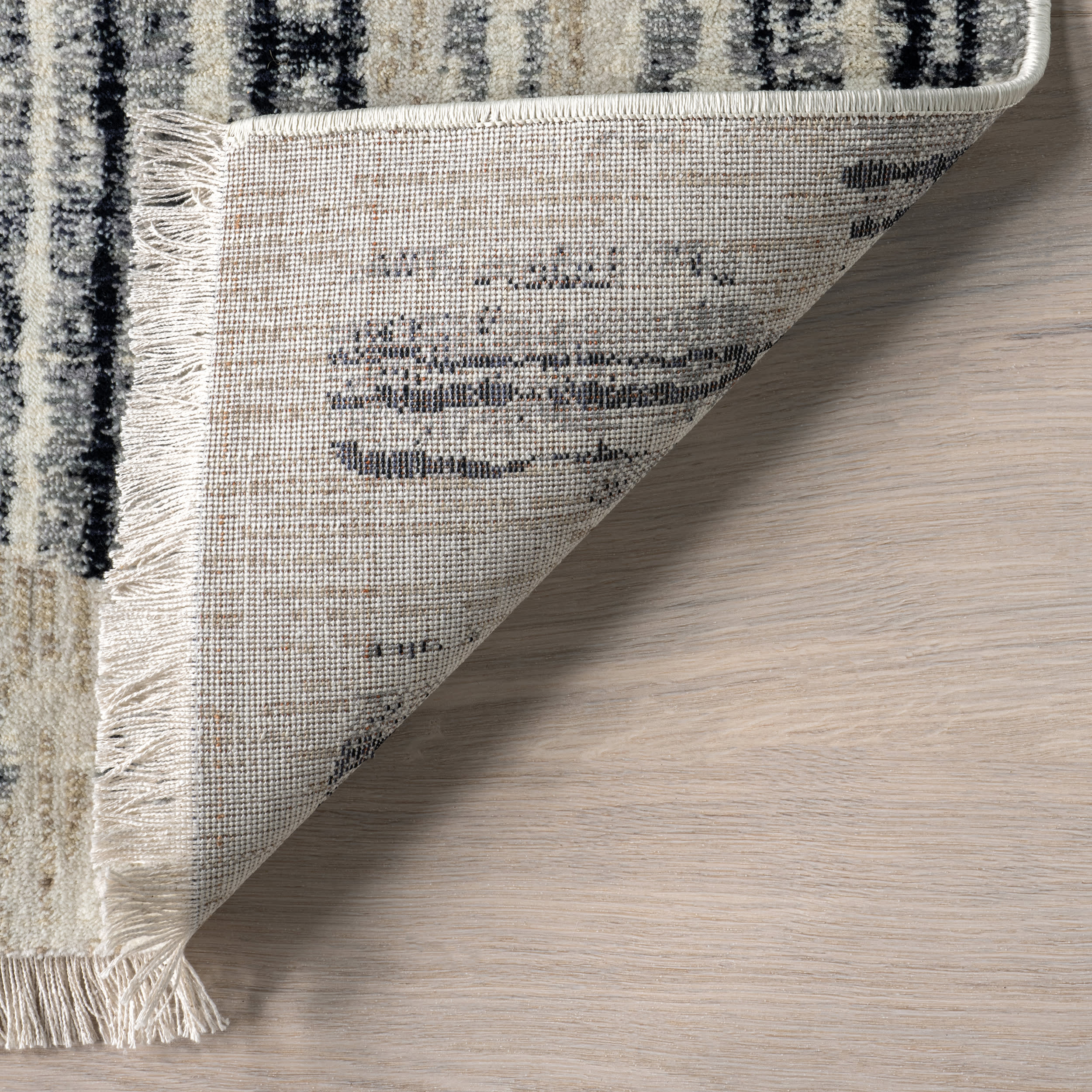 Lafayette Abstract Striped Rug | Navy - Image 4