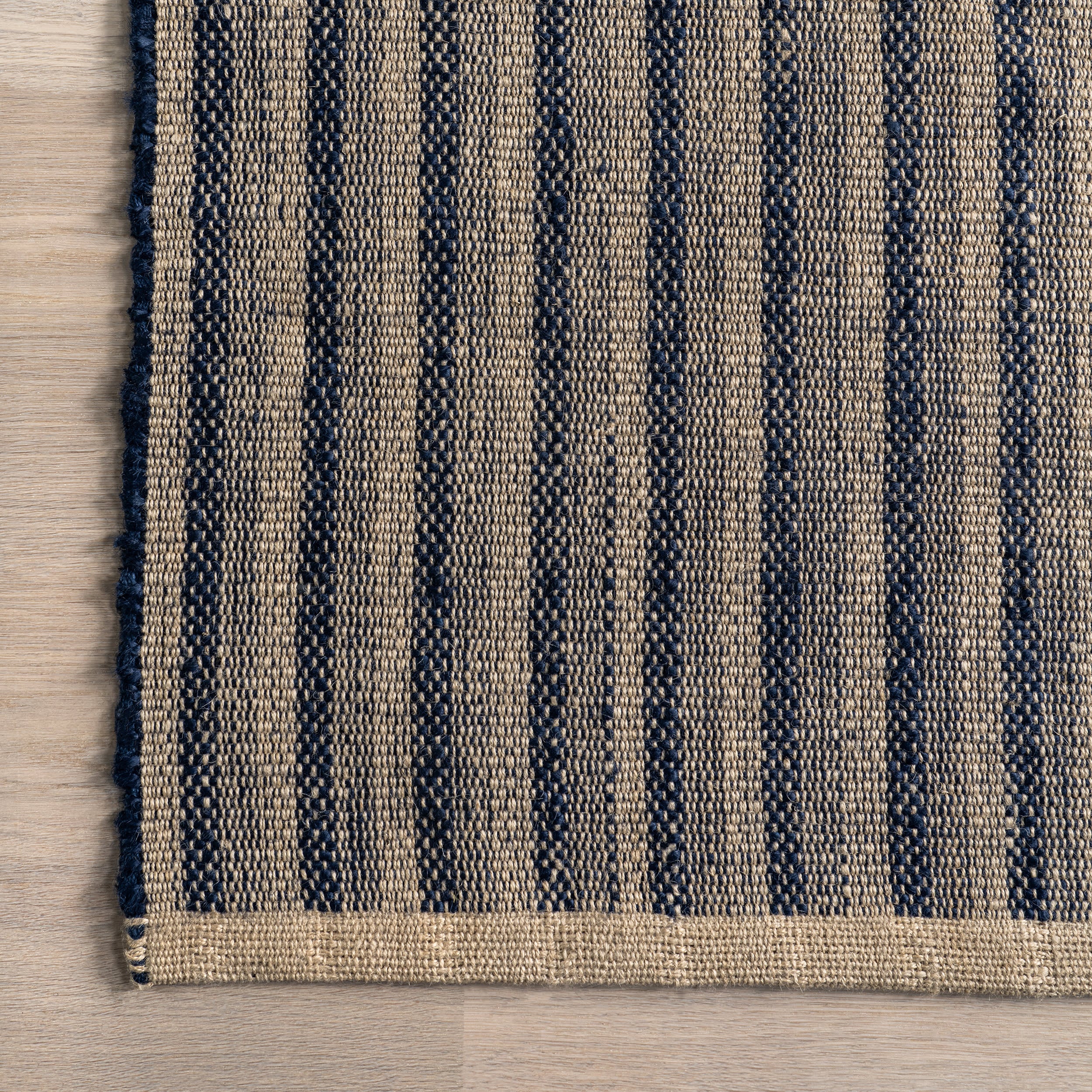 Lake Striped Jute Rug | Blue - Image 3