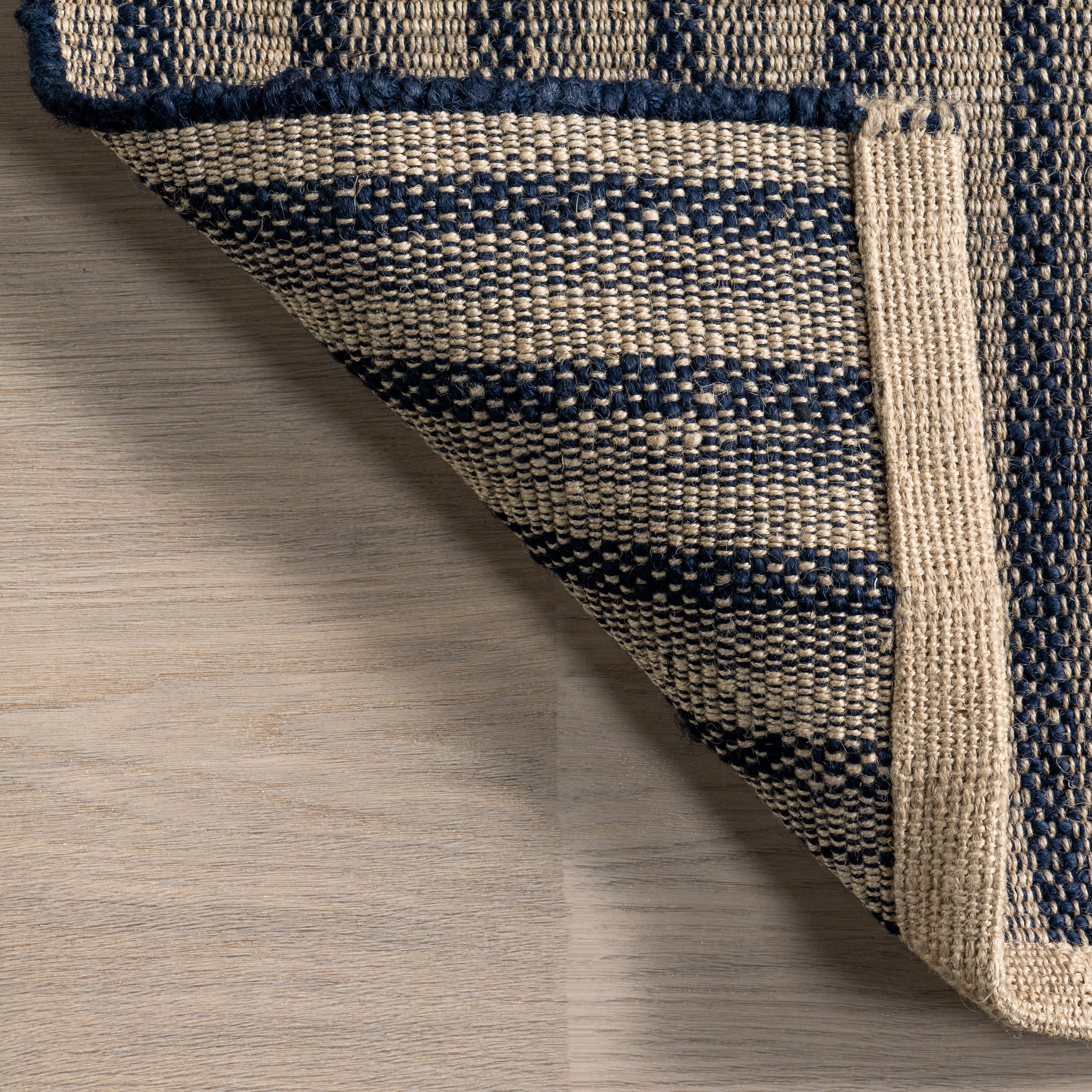 Lake Striped Jute Rug | Blue - Image 5