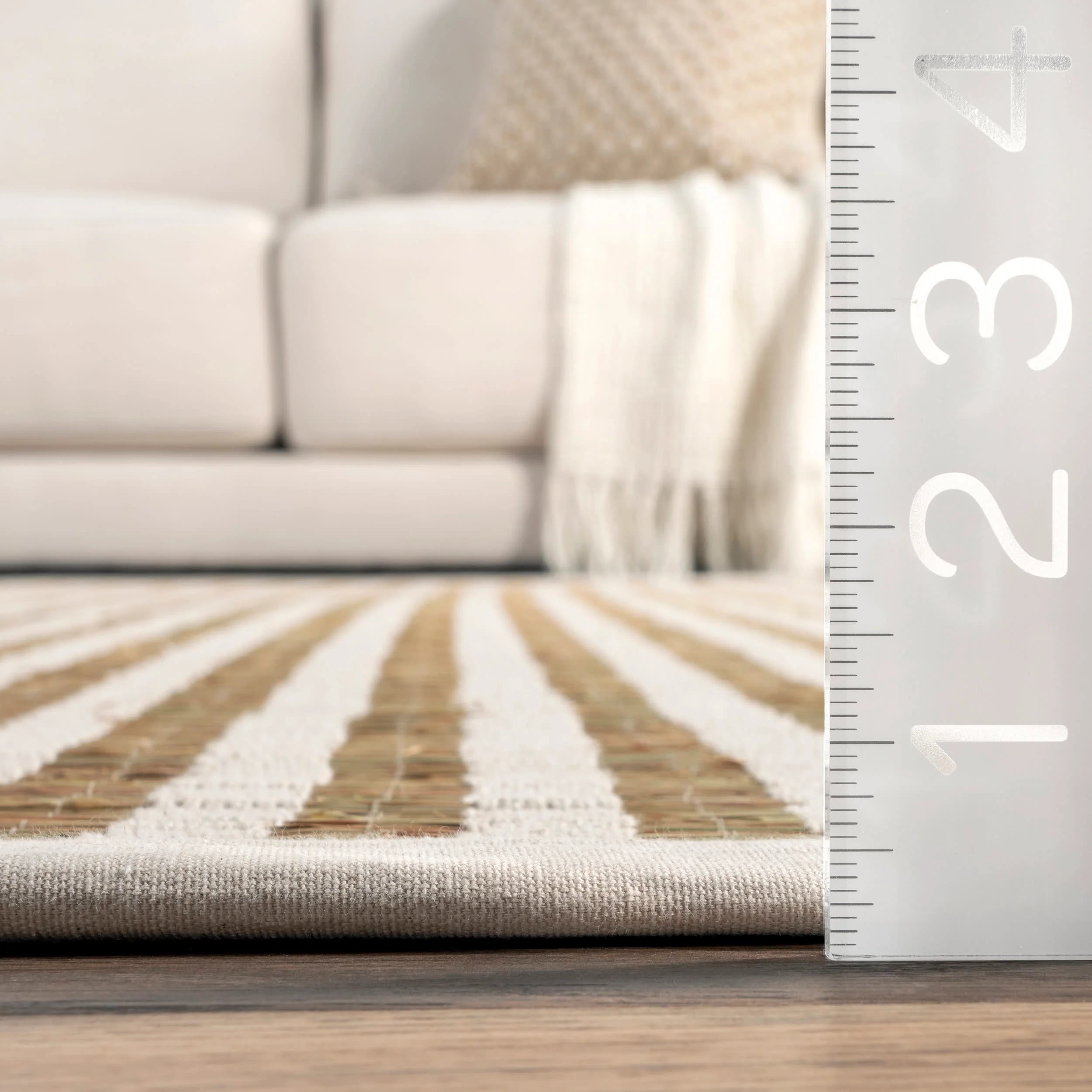 Laken Dried Grass Rug | Ivory - Image 5