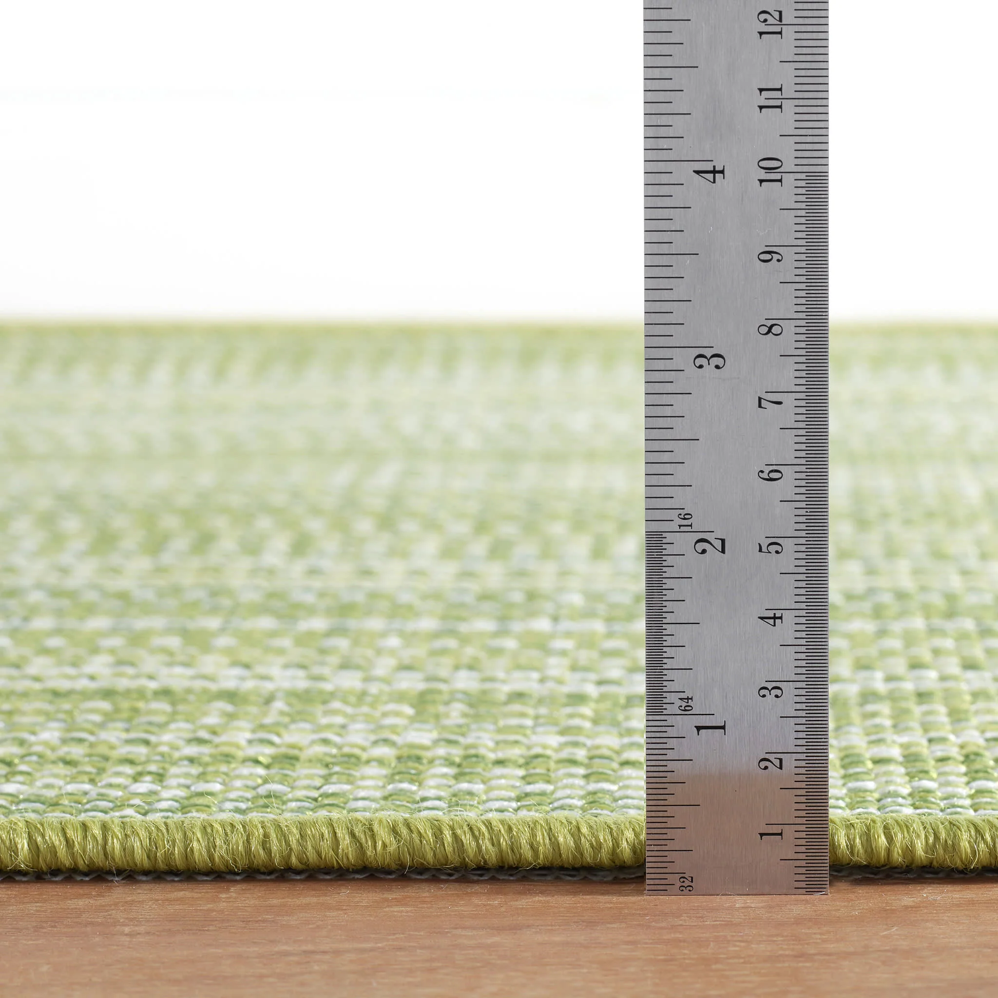 Lakeside Woven Indoor/Outdoor Custom Rug | Green - Image 4