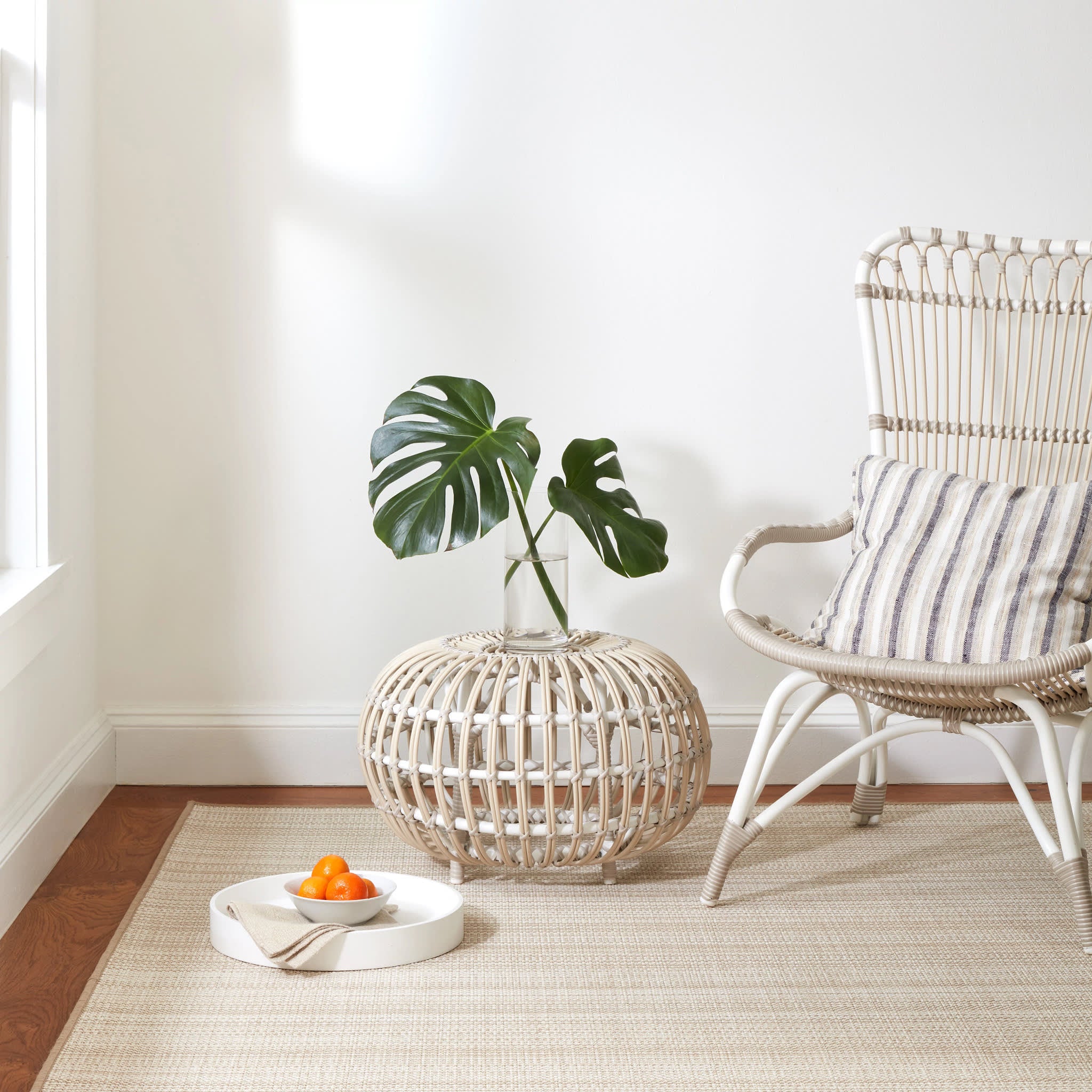 Lakeside Woven Indoor/Outdoor Custom Rug | Khaki - Image 2