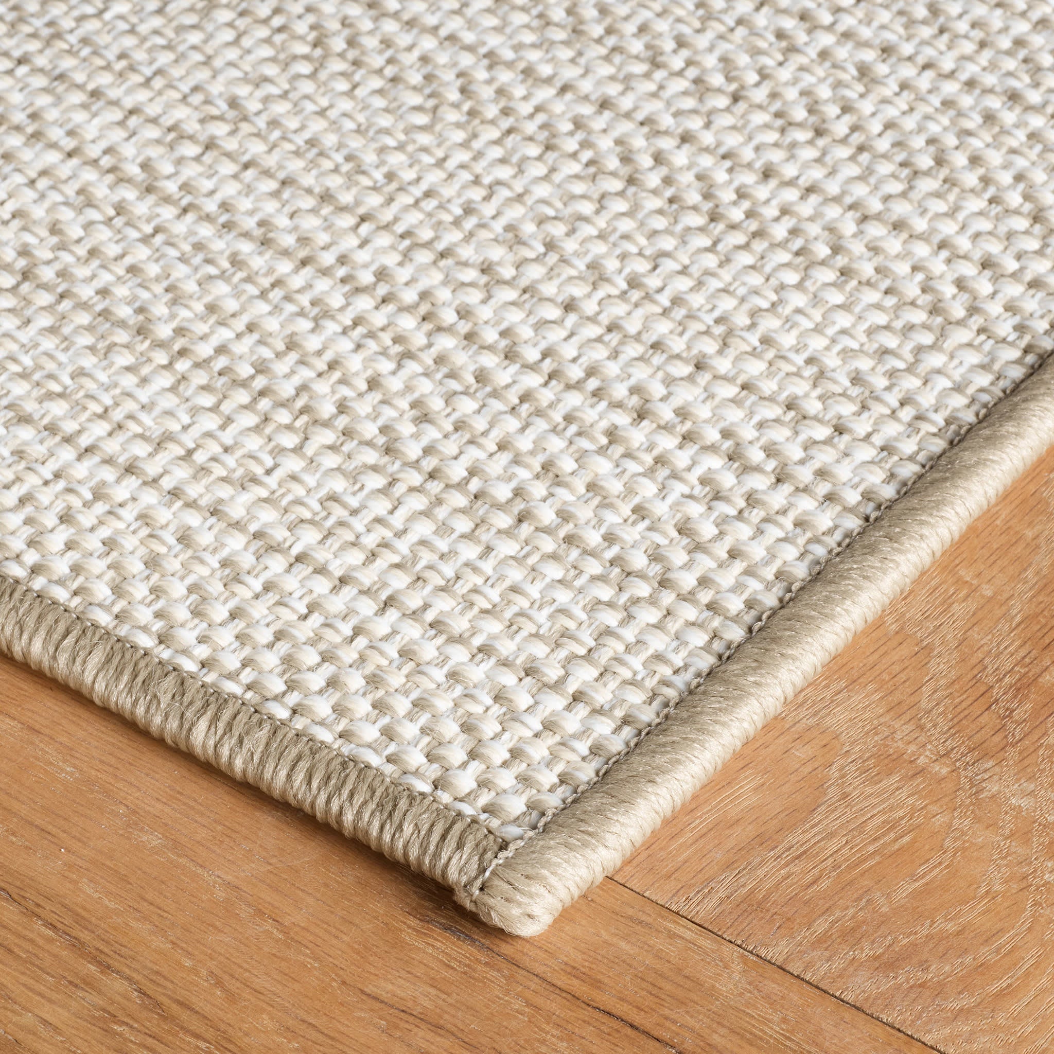 Lakeside Woven Indoor/Outdoor Custom Rug | Khaki - Image 5