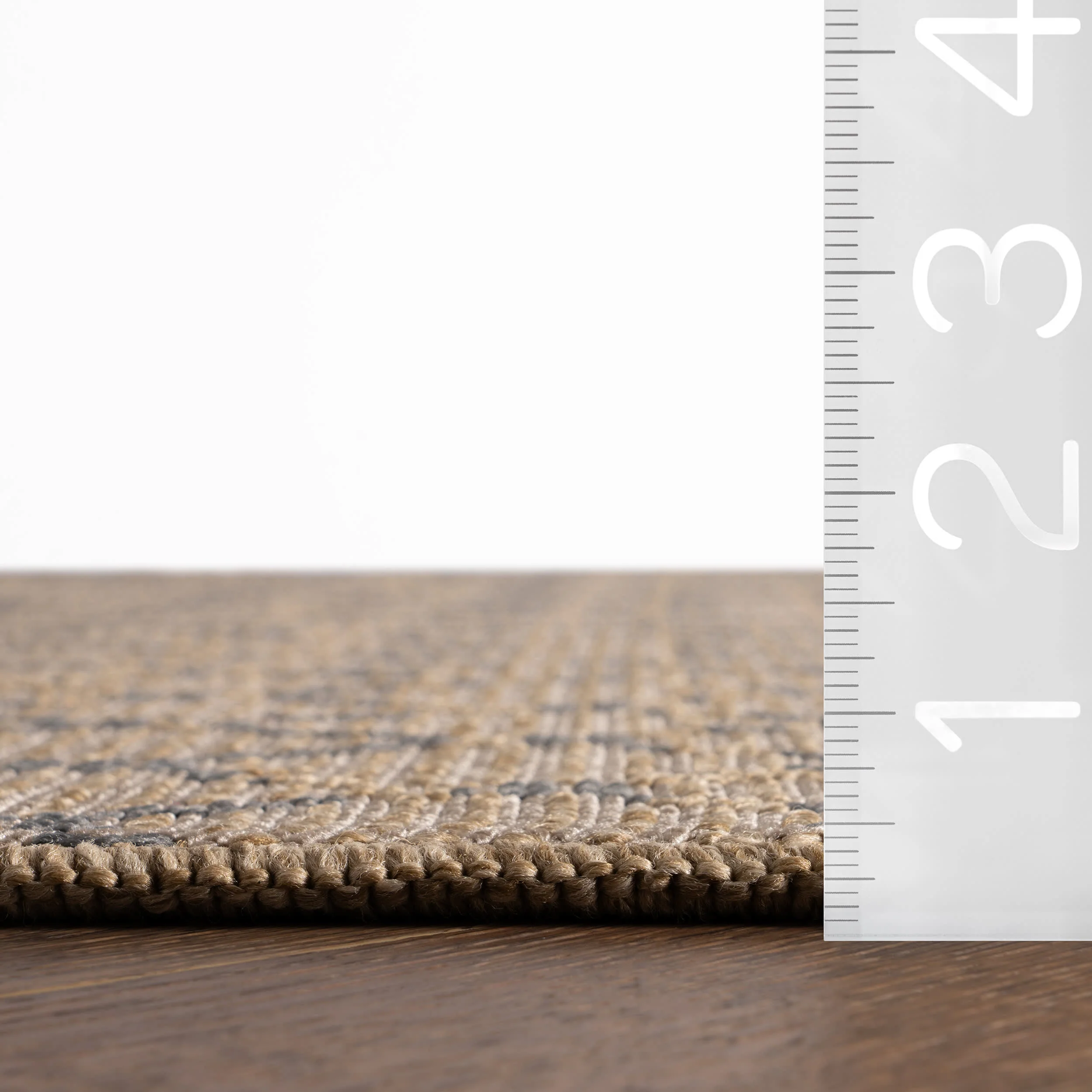 Lalita Contemporary Diamond Indoor/Outdoor Rug | Navy - Image 5