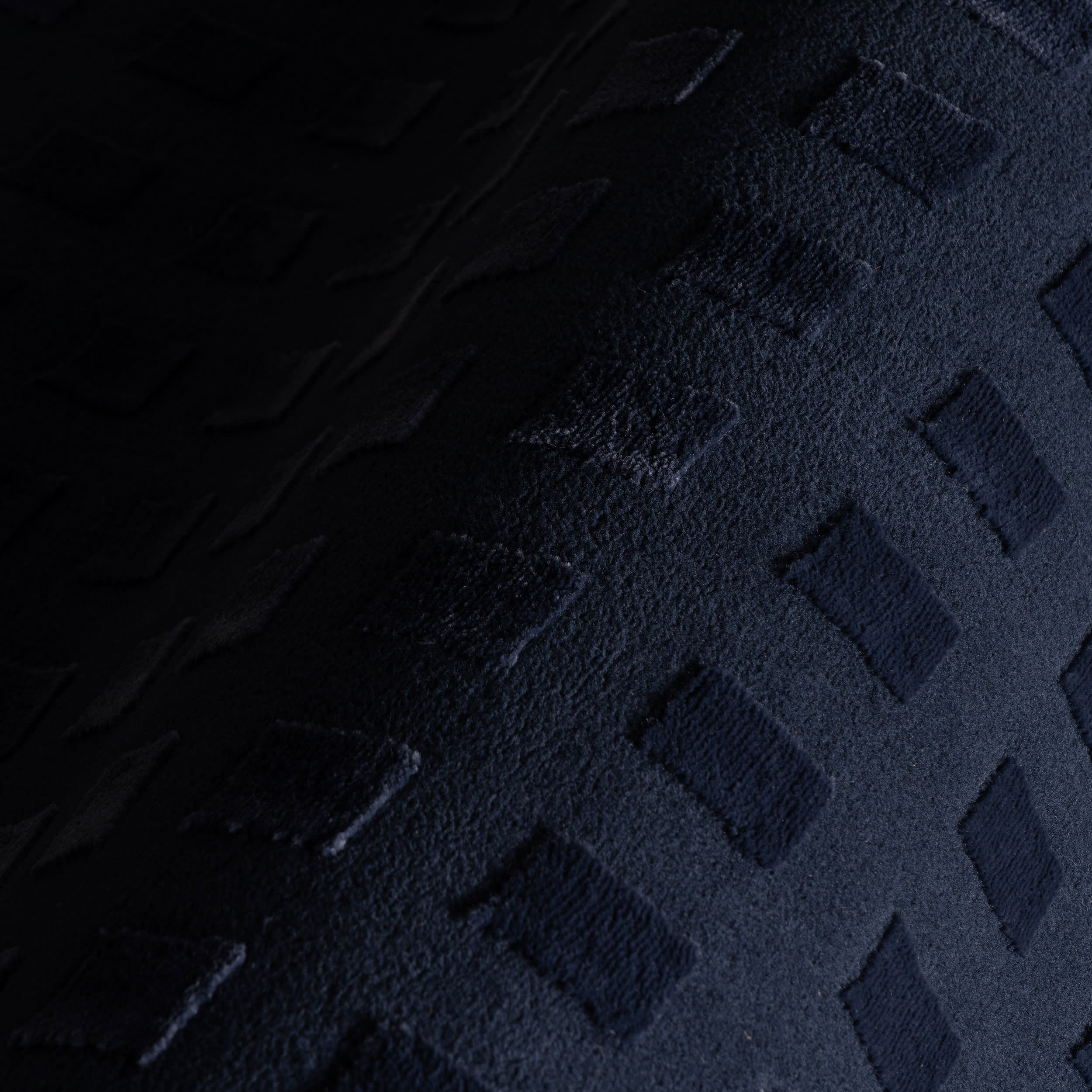 Lambertville Plush Textured Washable Rug | Blue - Image 2