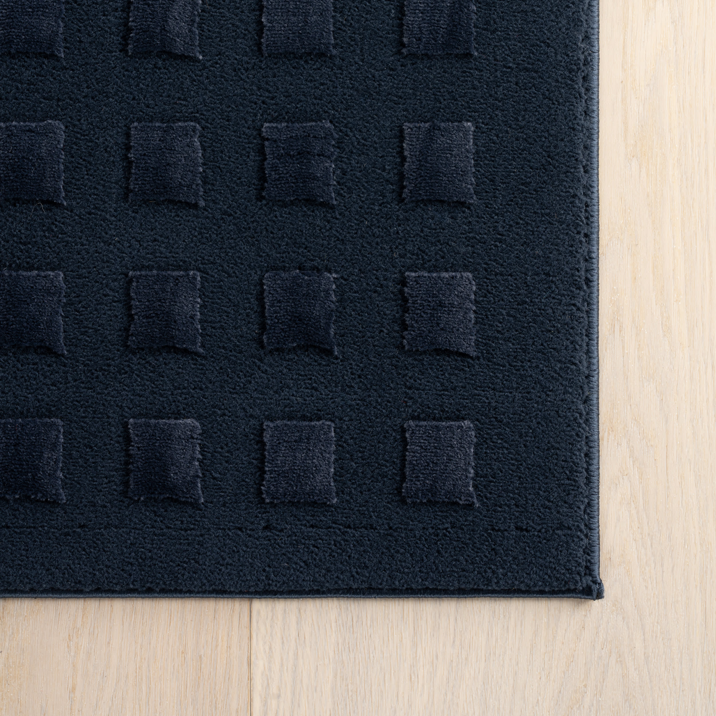 Lambertville Plush Textured Washable Rug | Blue - Image 3