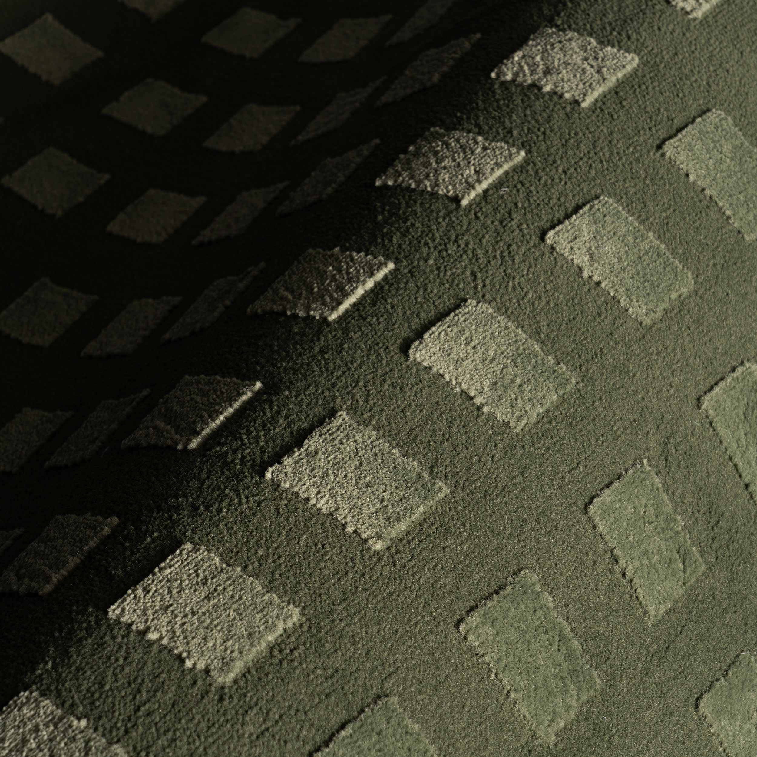 Lambertville Plush Textured Washable Rug | Green - Image 3