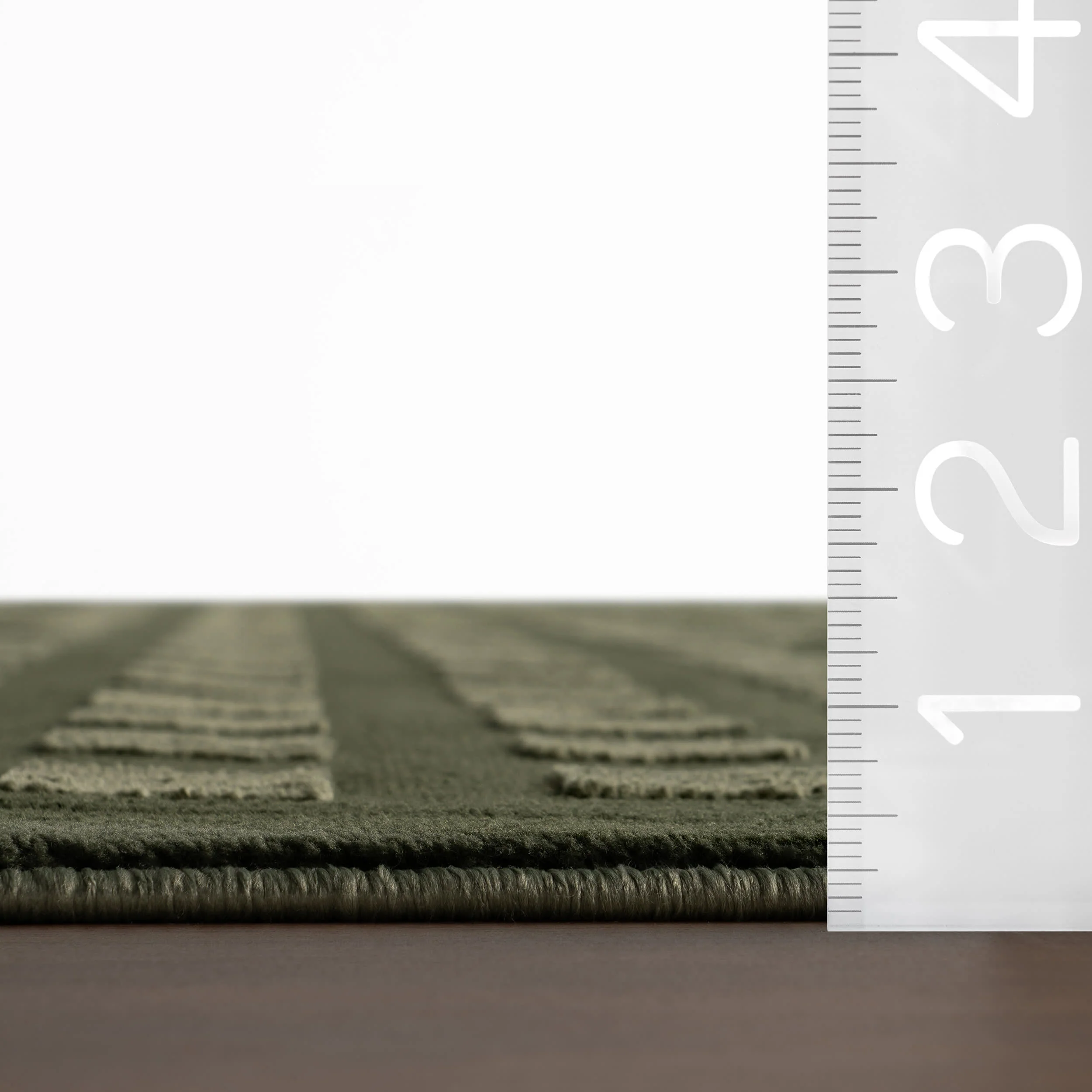 Lambertville Plush Textured Washable Rug | Green - Image 6