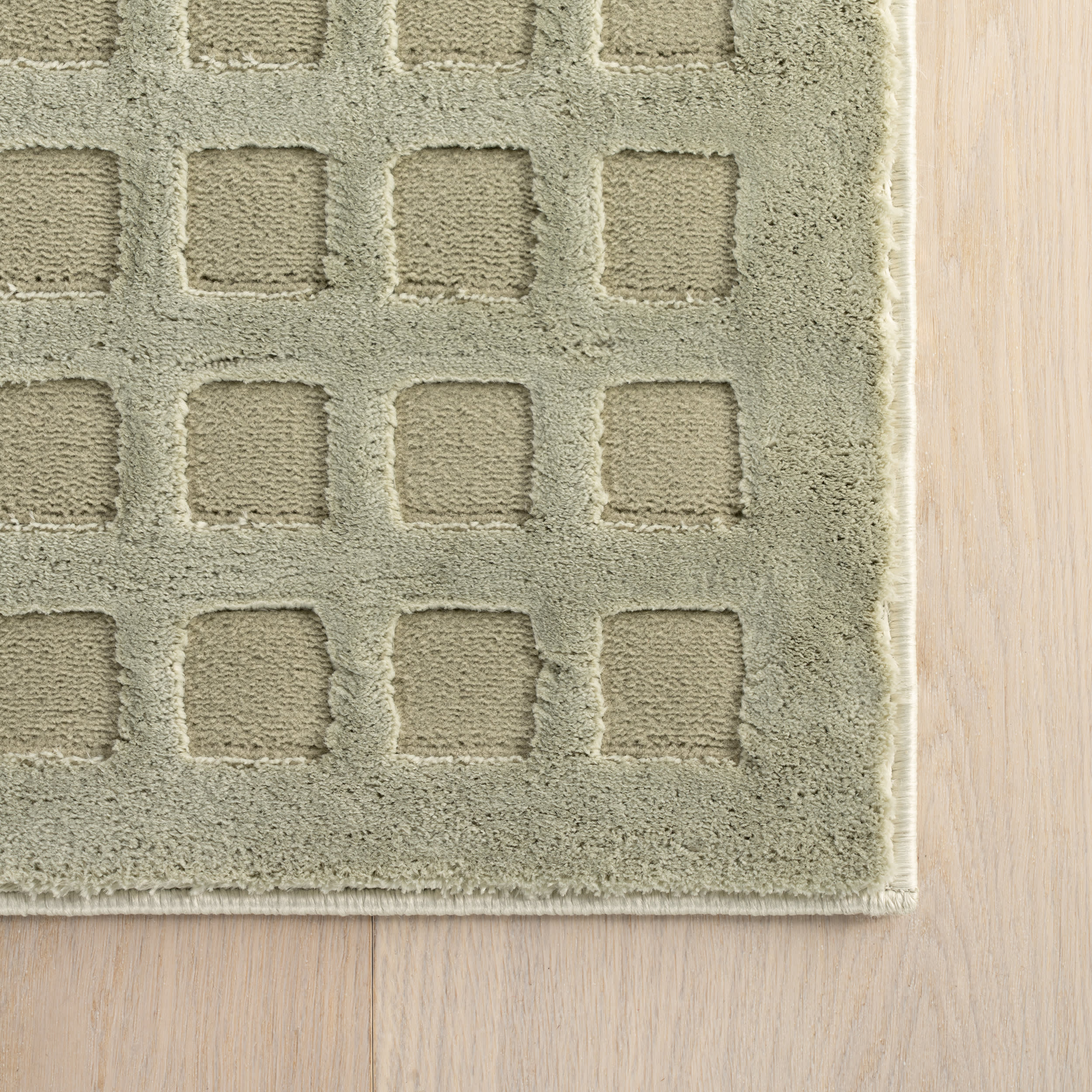 Lambertville Plush Textured Washable Rug | Light Green - Image 3