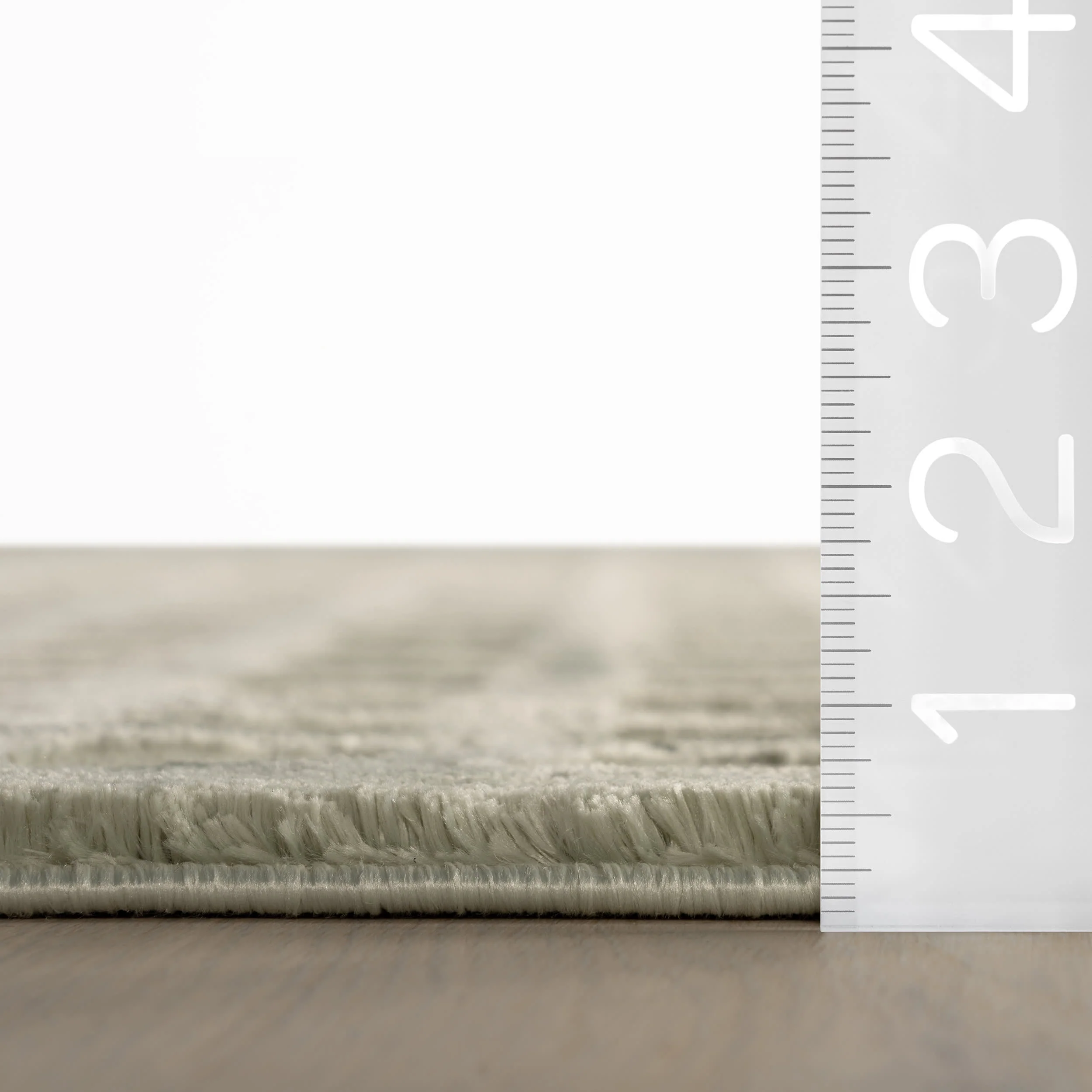 Lambertville Plush Textured Washable Rug | Light Green - Image 4