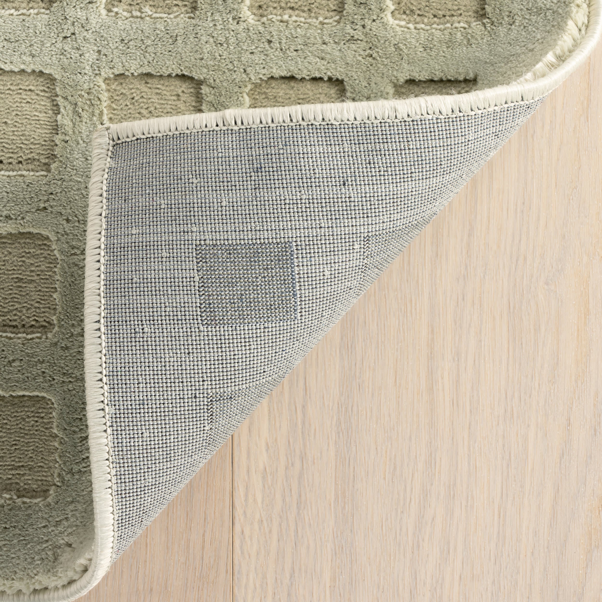 Lambertville Plush Textured Washable Rug | Light Green - Image 5