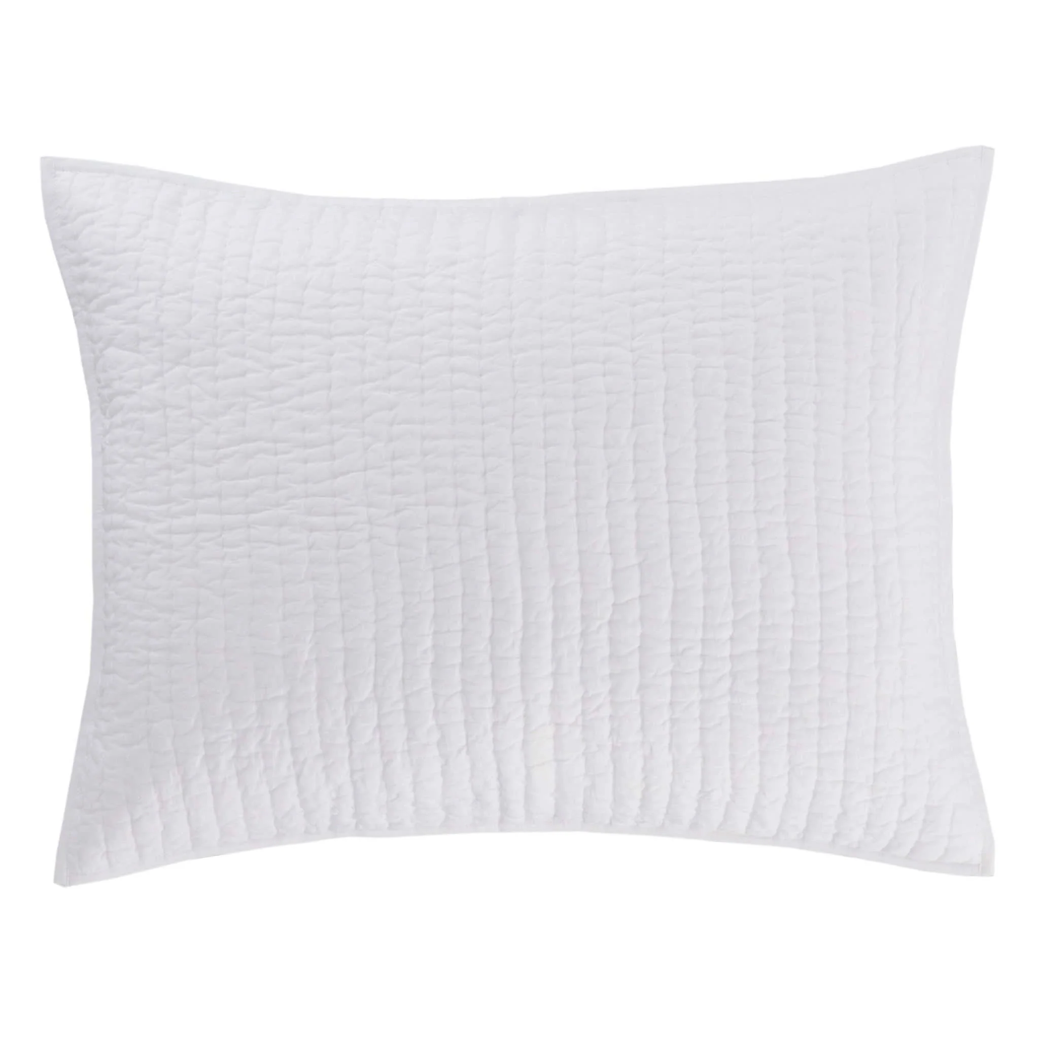 Lana Voile Quilted Sham | White - Image 2