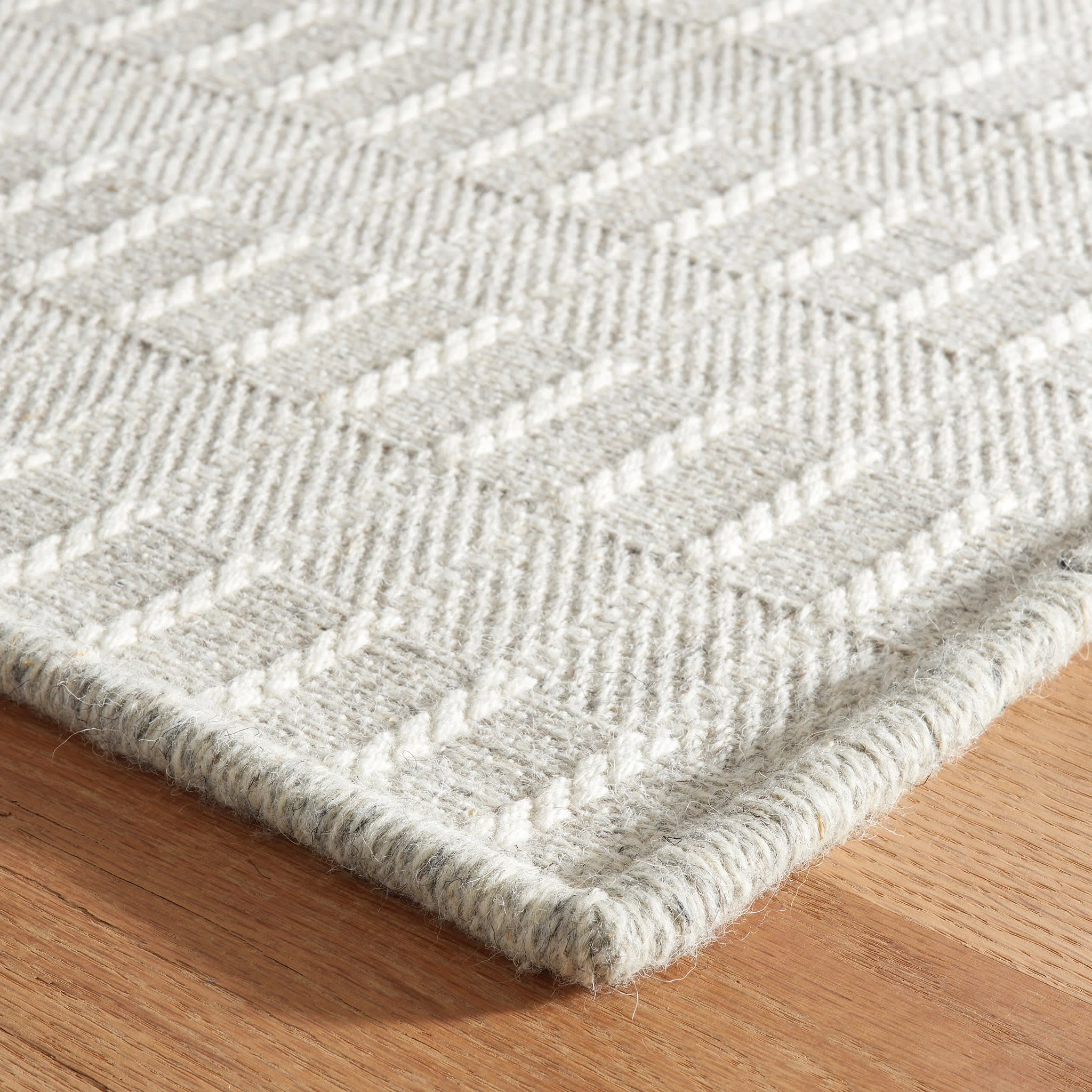 Lane Woven Wool Custom Rug | Grey - Image 5