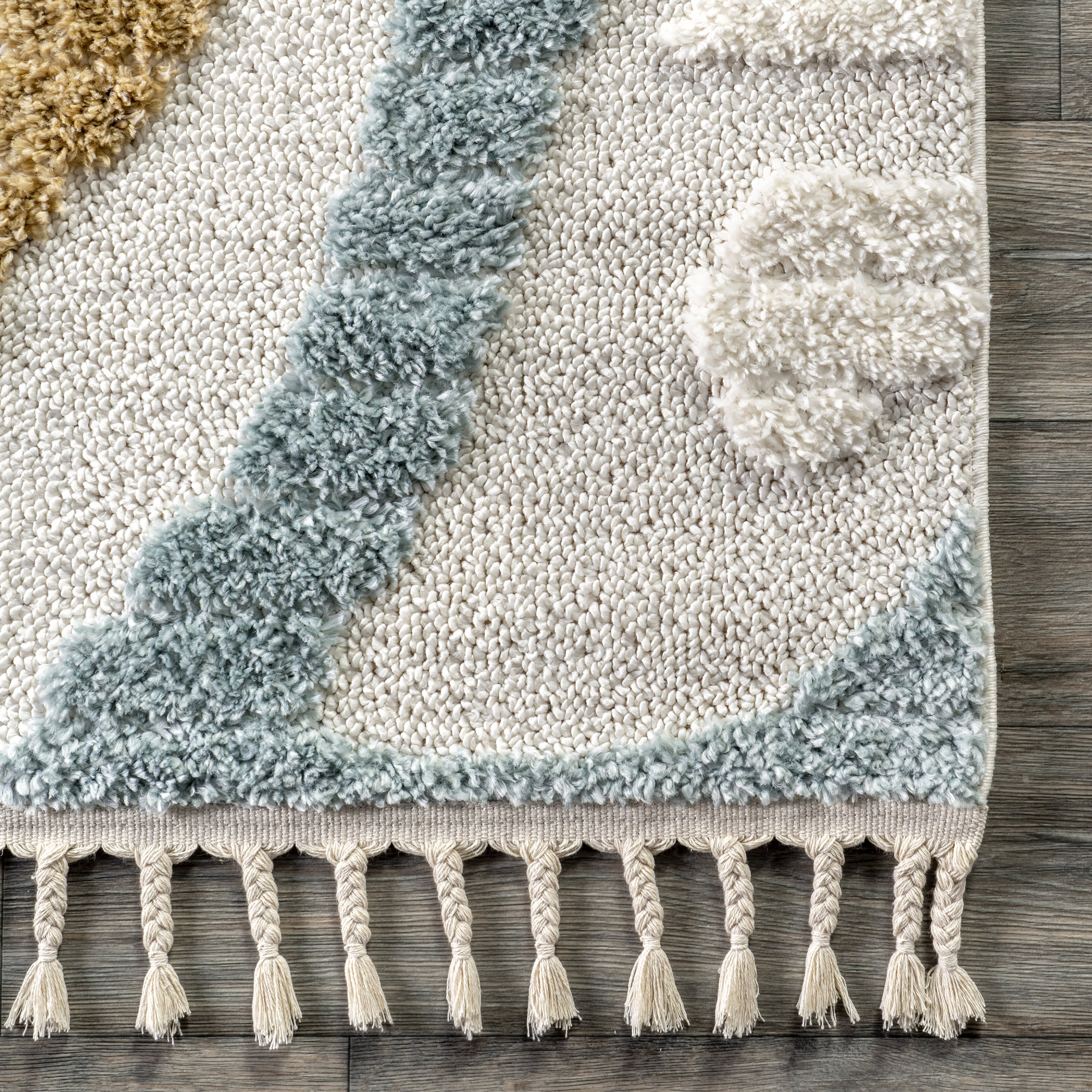 Lane Retro Stripes Kids Rug | Beige - Image 3