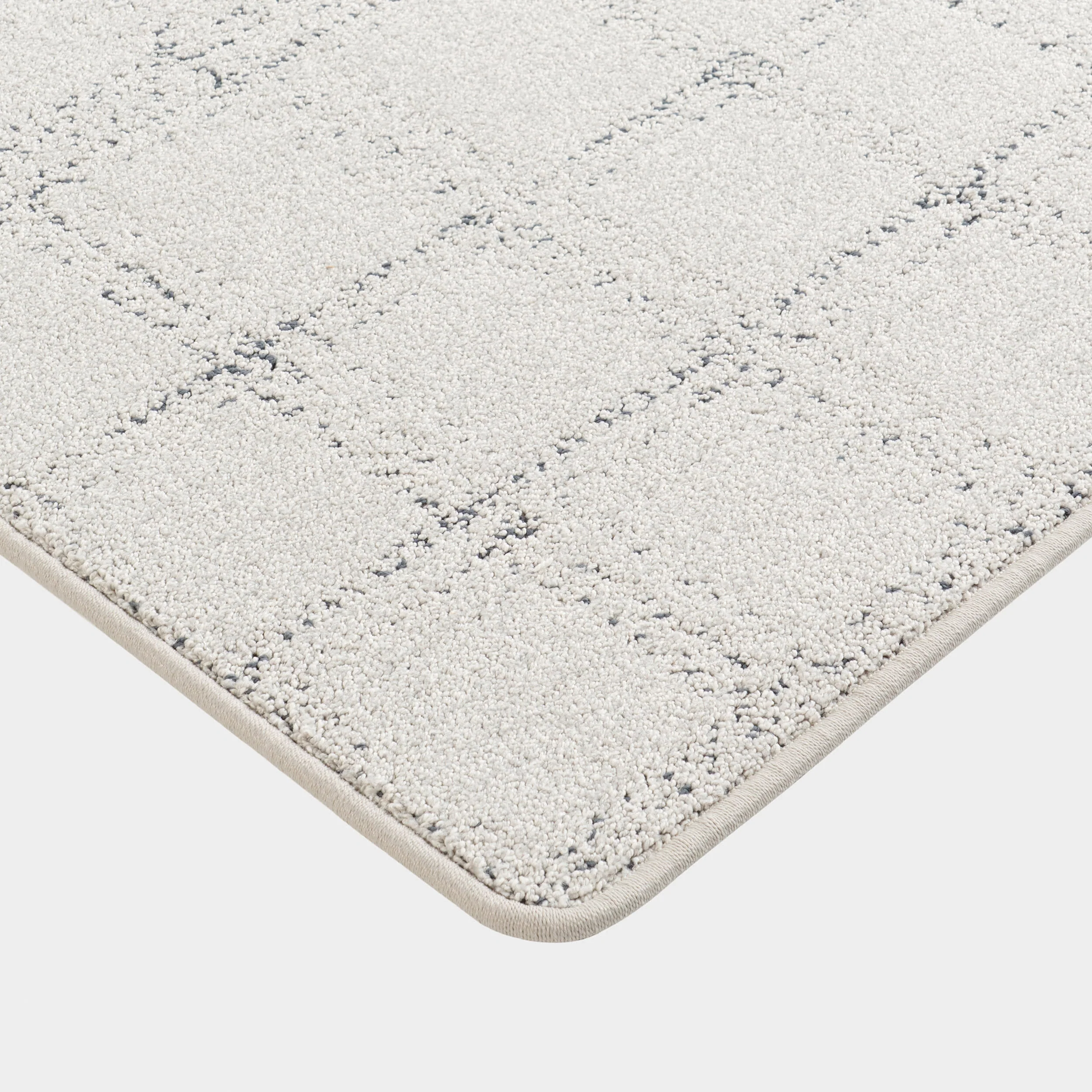 Lark Plaid Custom Rug | Light Grey - Image 2