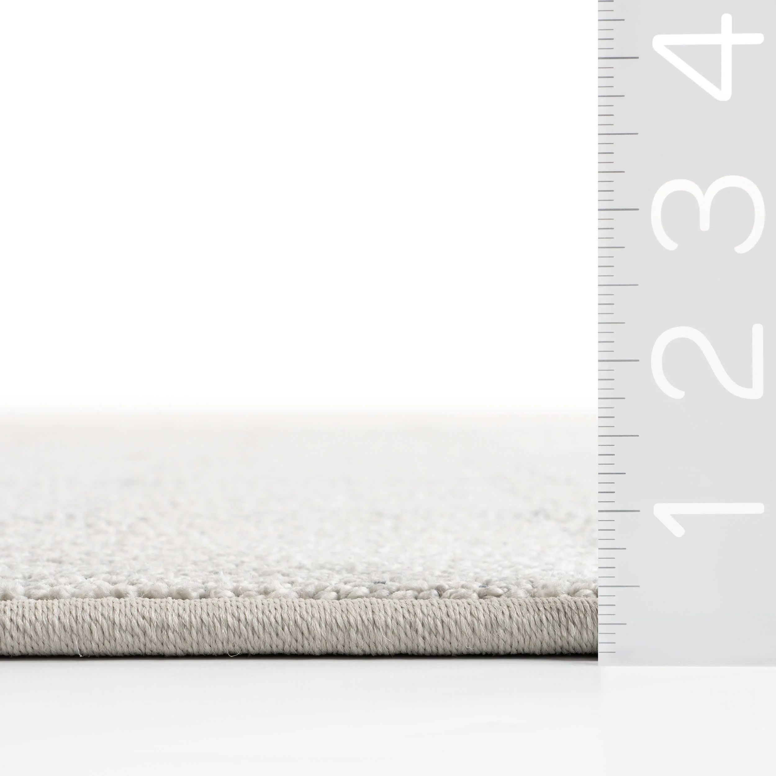 Lark Plaid Custom Rug | Light Grey - Image 3