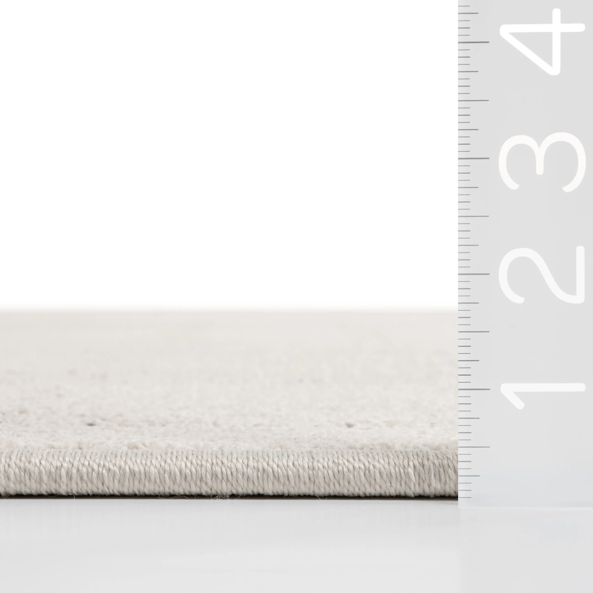 Lark Plaid Custom Rug | Off White - Image 3