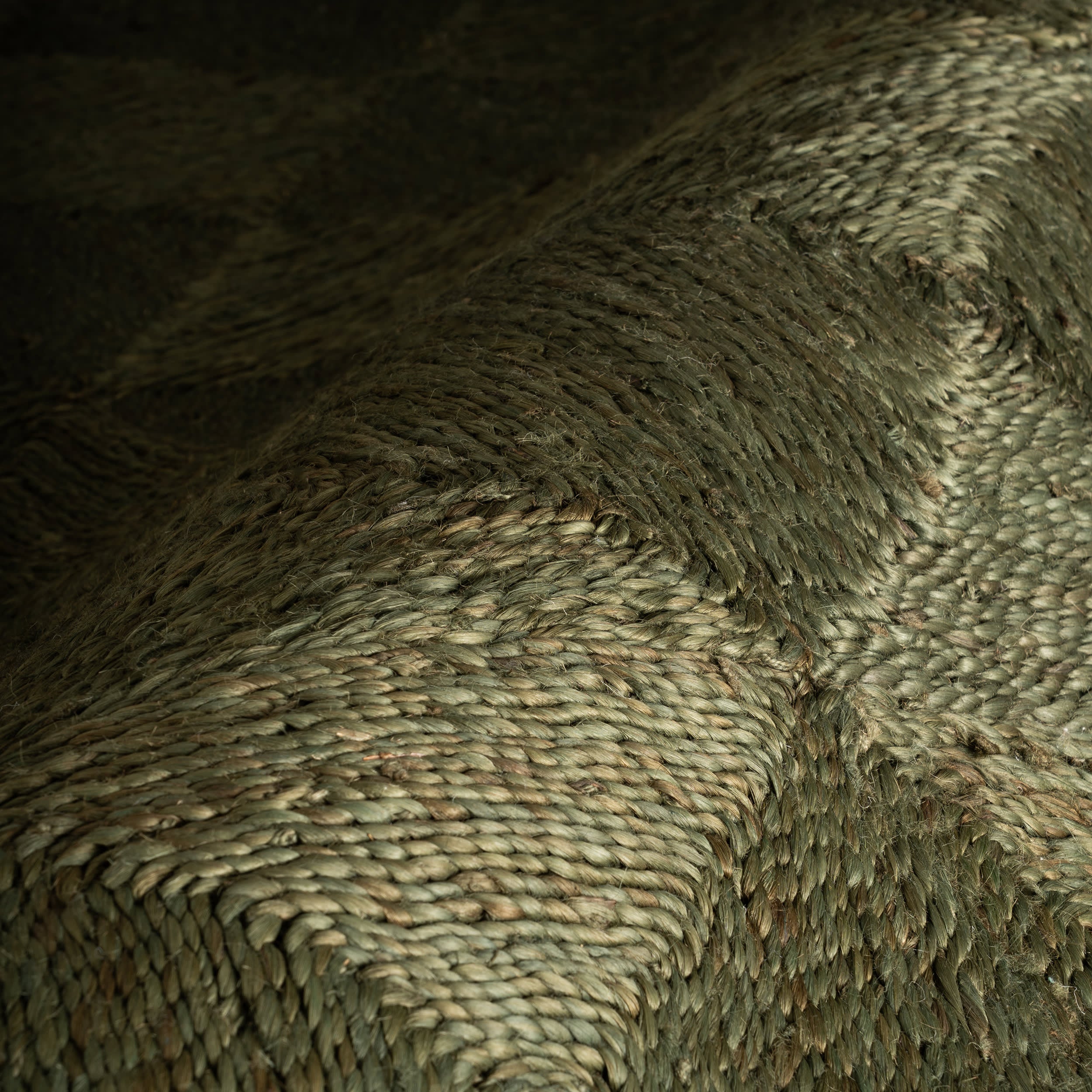 Laux Textured Handmade Jute Rug | Green - Image 4