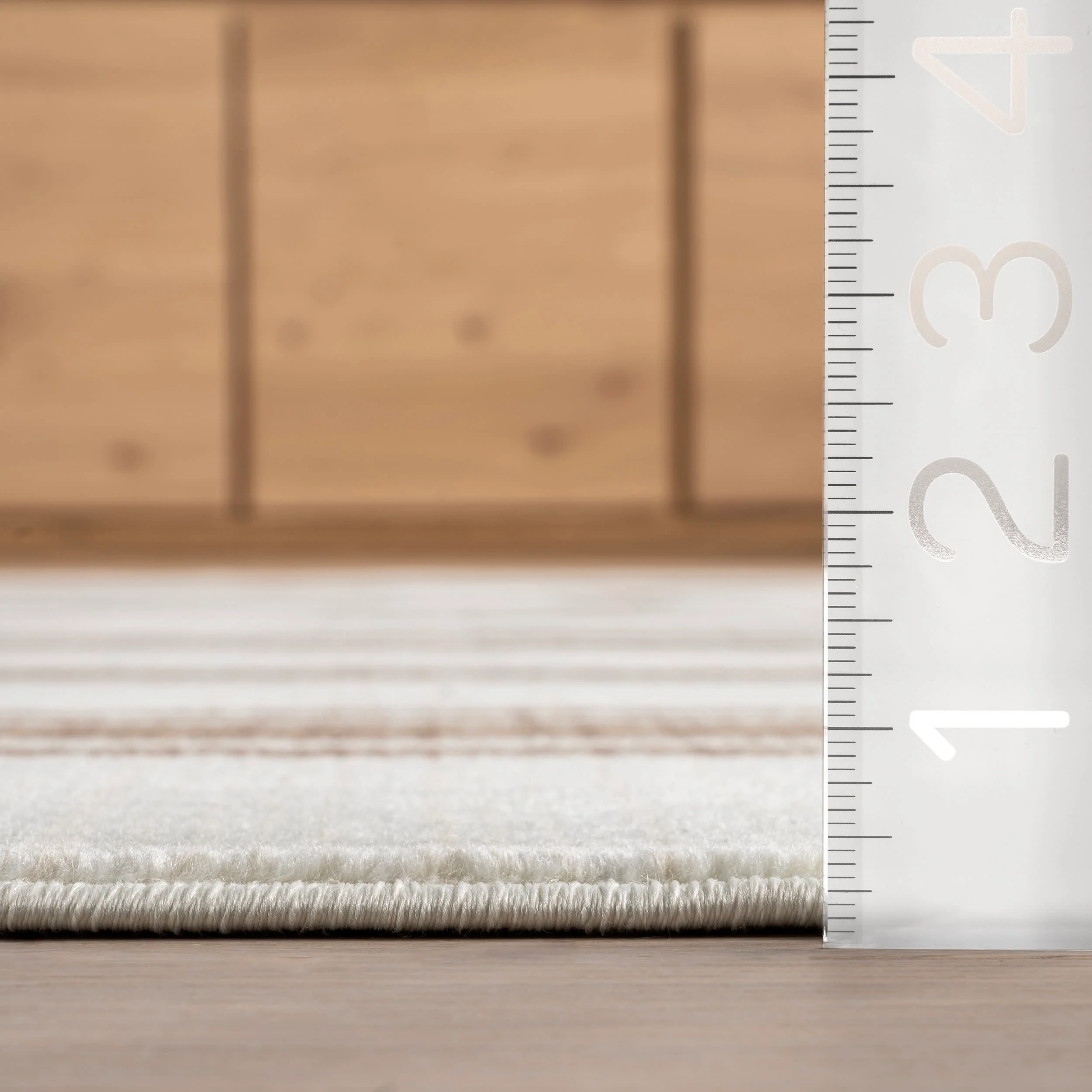 Laverne Striped Rug | Brown - Image 5