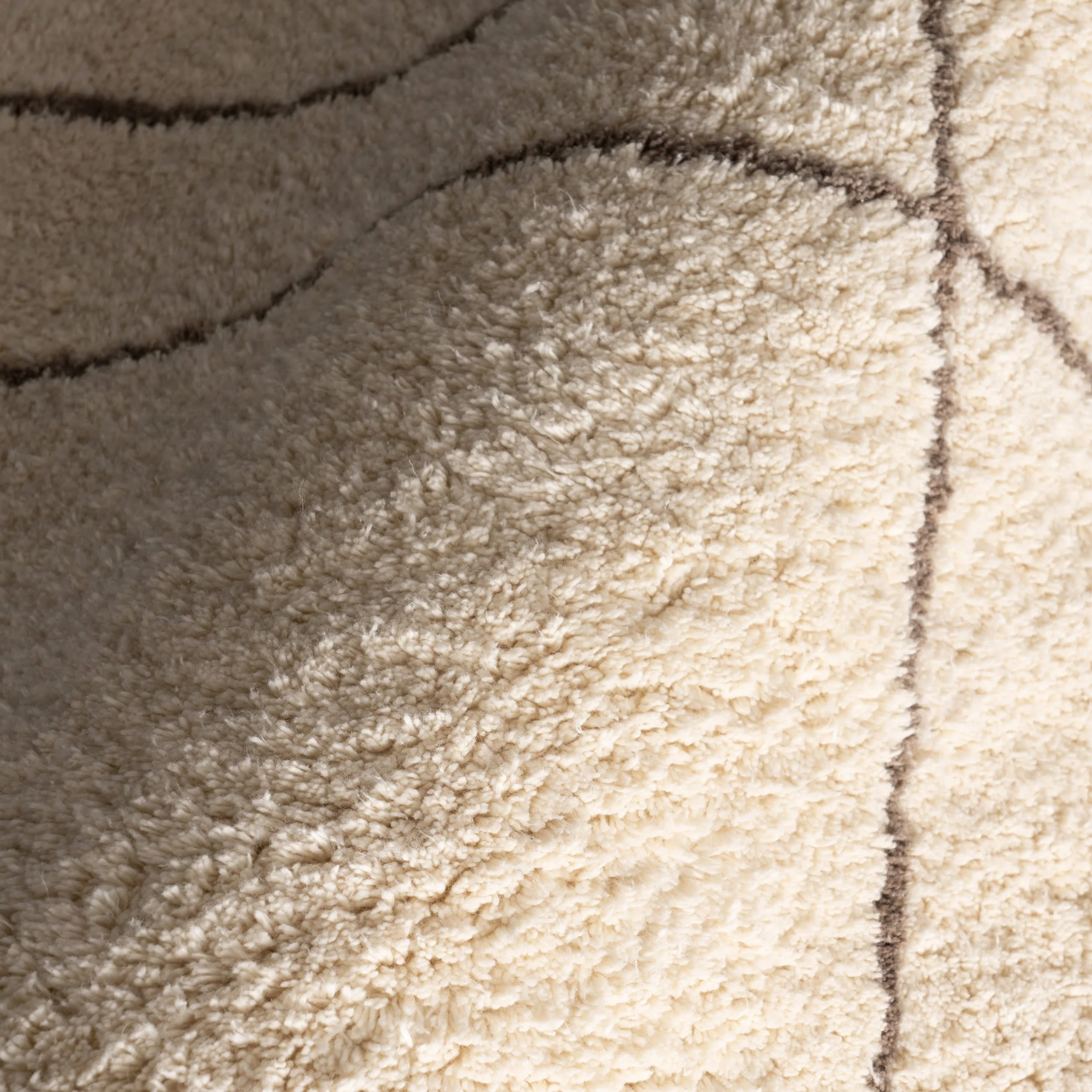 Lavinia Abstract Stripes Rug | Ivory - Image 3