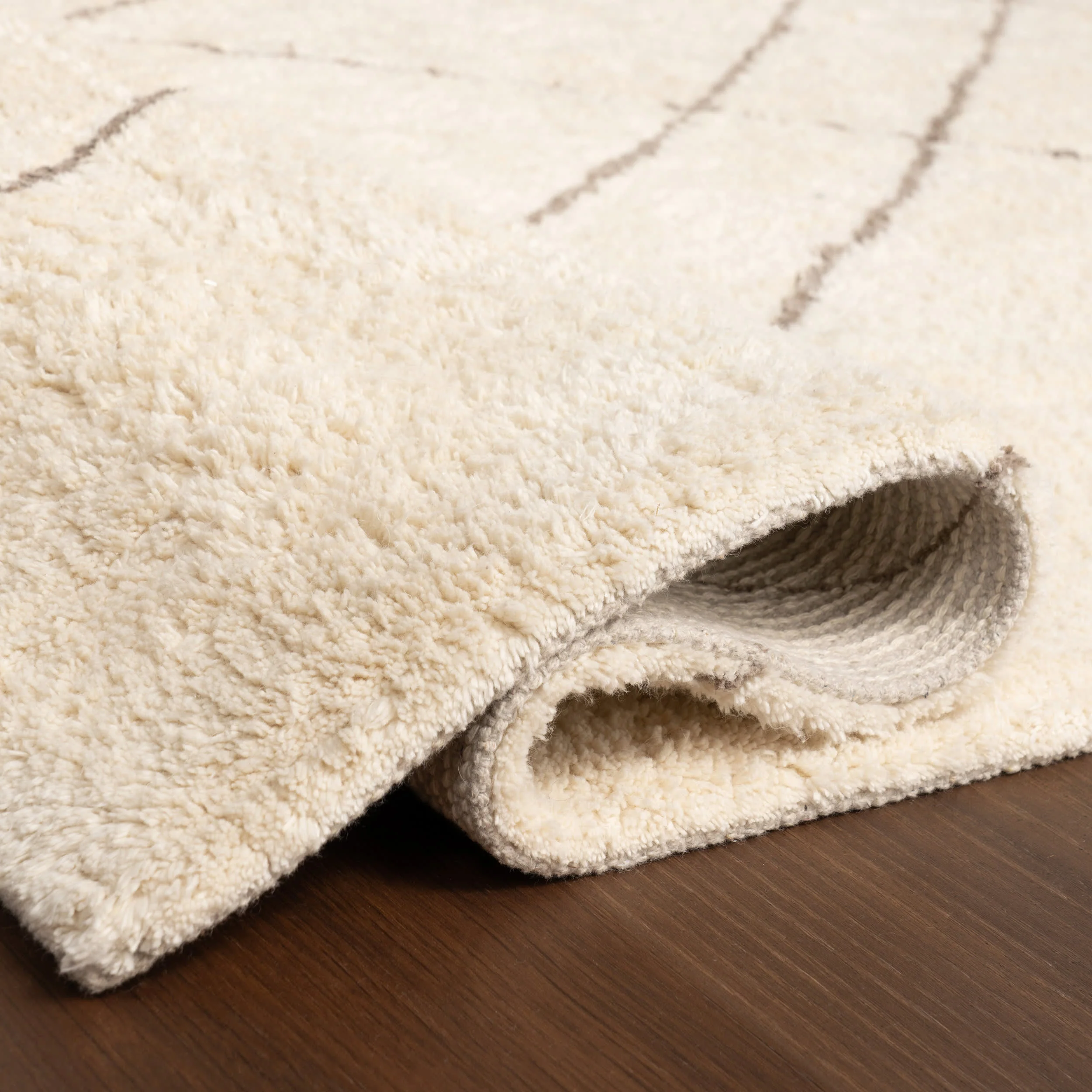 Lavinia Abstract Stripes Rug | Ivory - Image 9