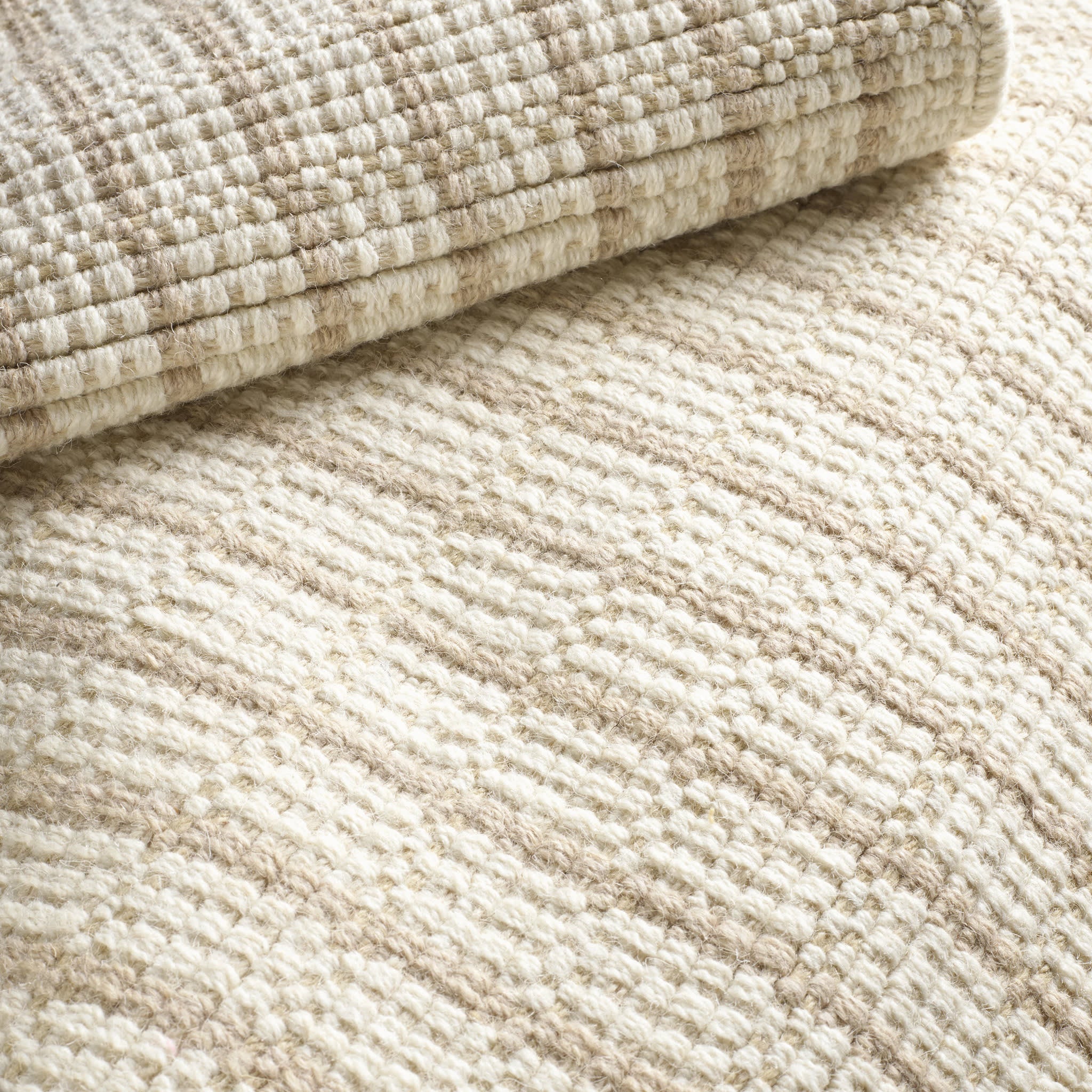Lawrence Woven Wool Custom Rug | Natural - Image 4
