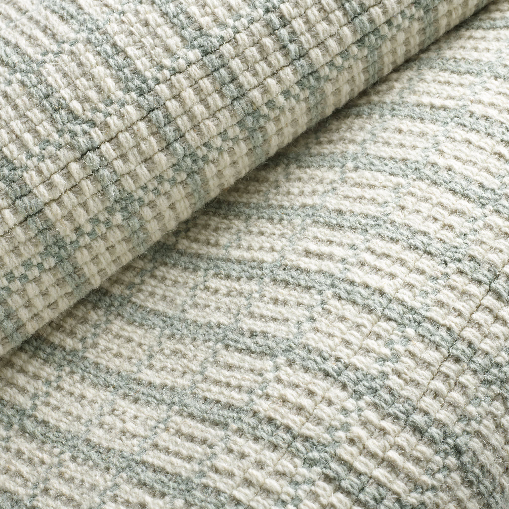 Lawrence Woven Wool Custom Rug | Seaglass - Image 7