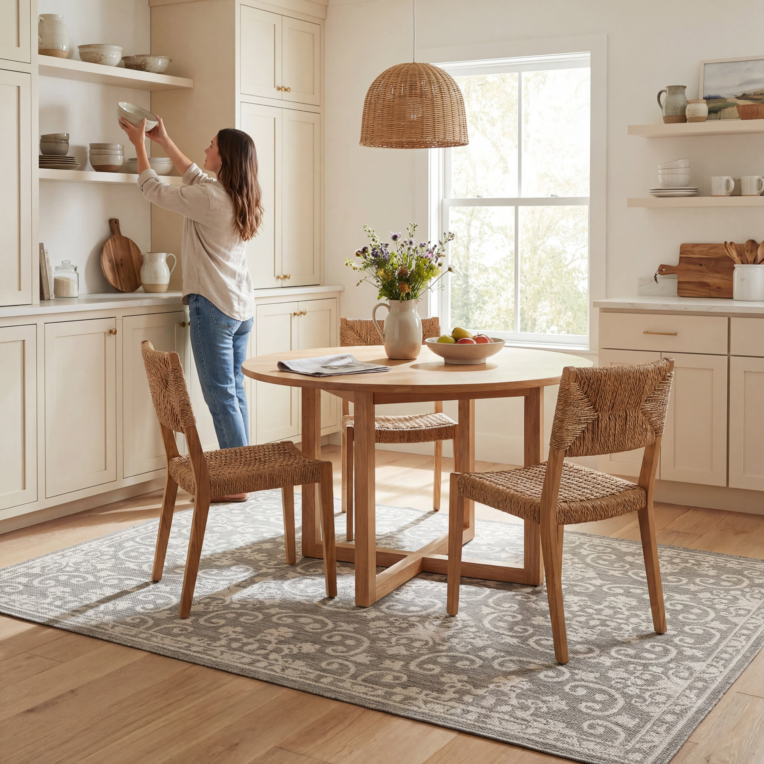 Laynea Traditional Paisley Indoor/Outdoor Rug | Grey - Image 9
