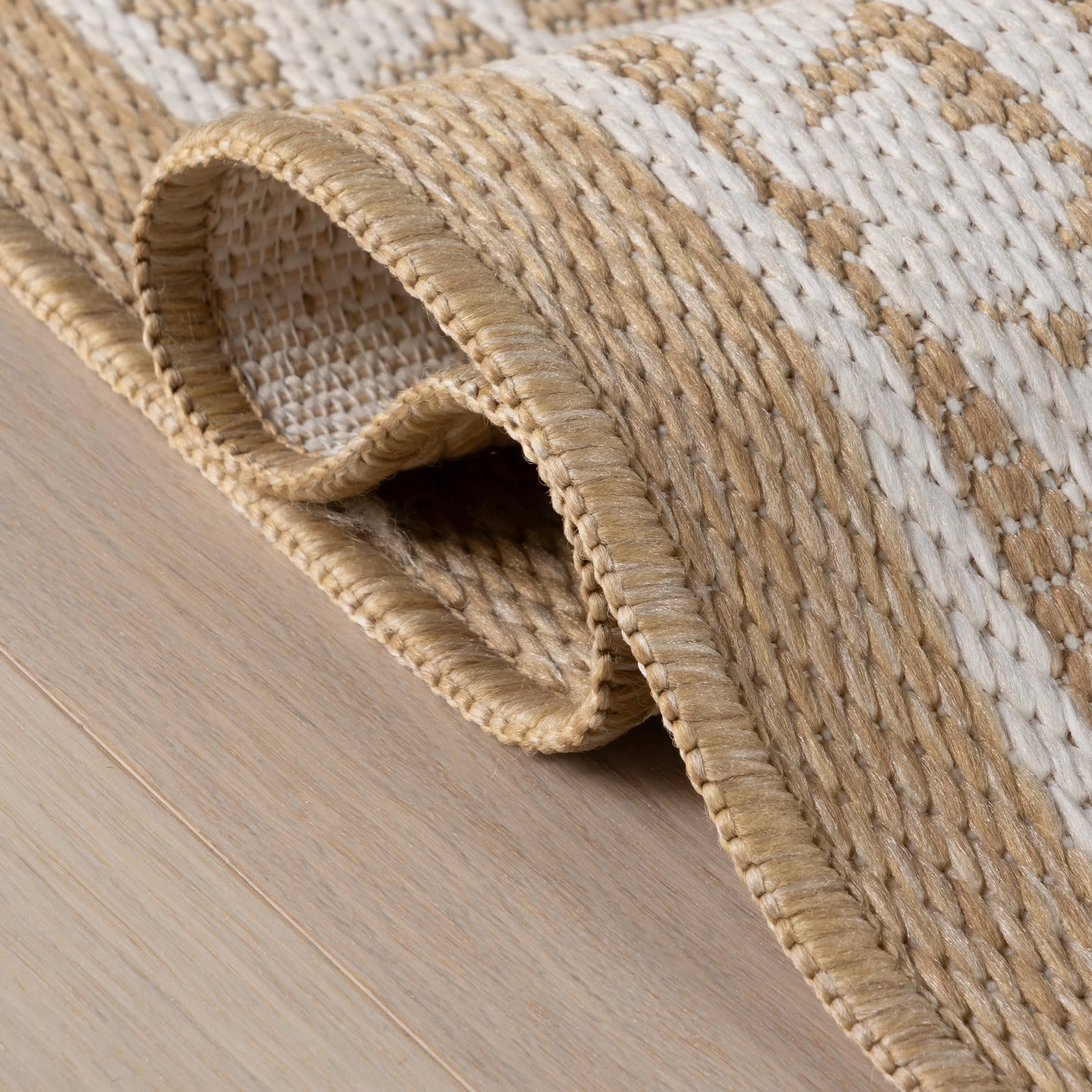 Laynea Traditional Paisley Indoor/Outdoor Rug | Tan - Image 10