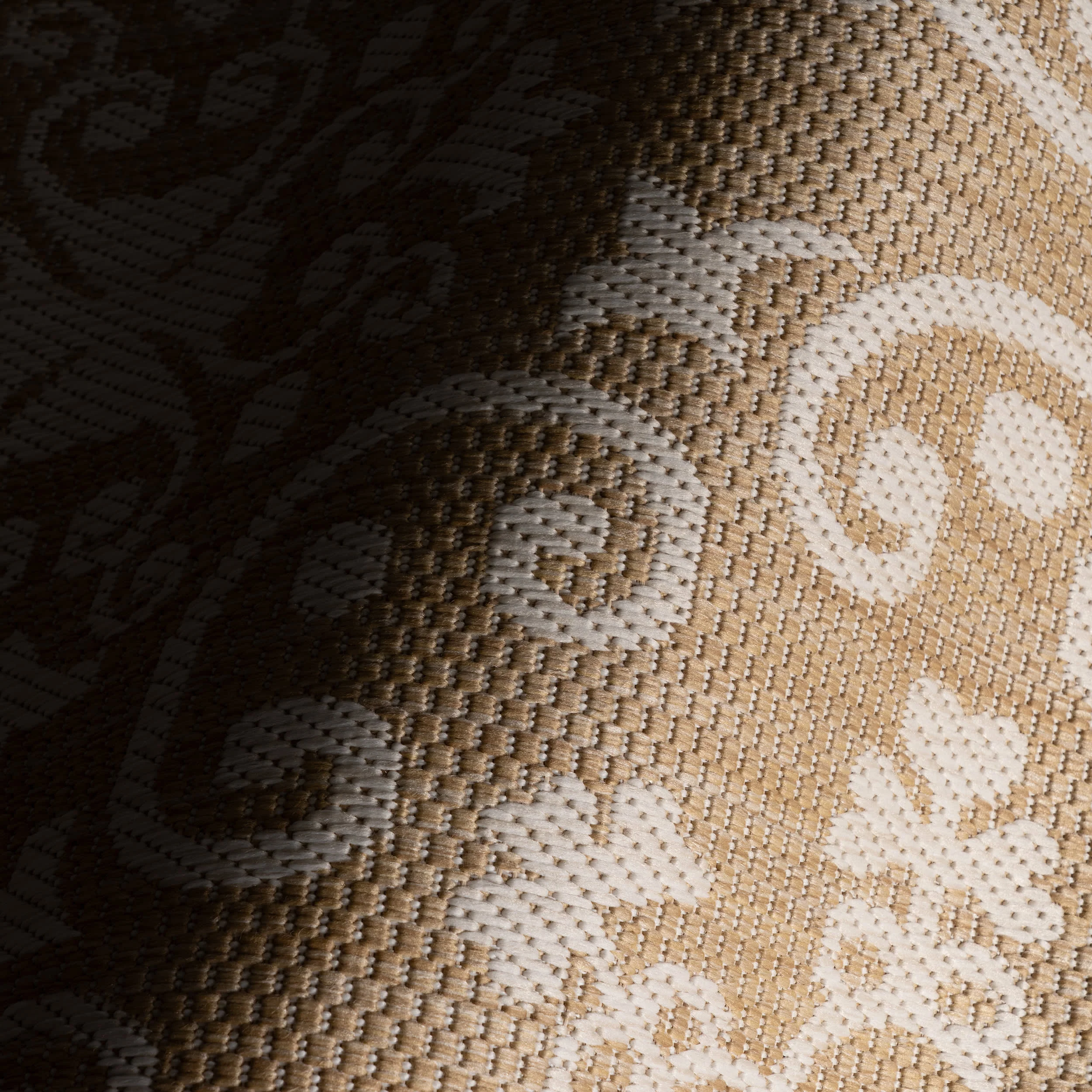 Laynea Traditional Paisley Indoor/Outdoor Rug | Tan - Image 3