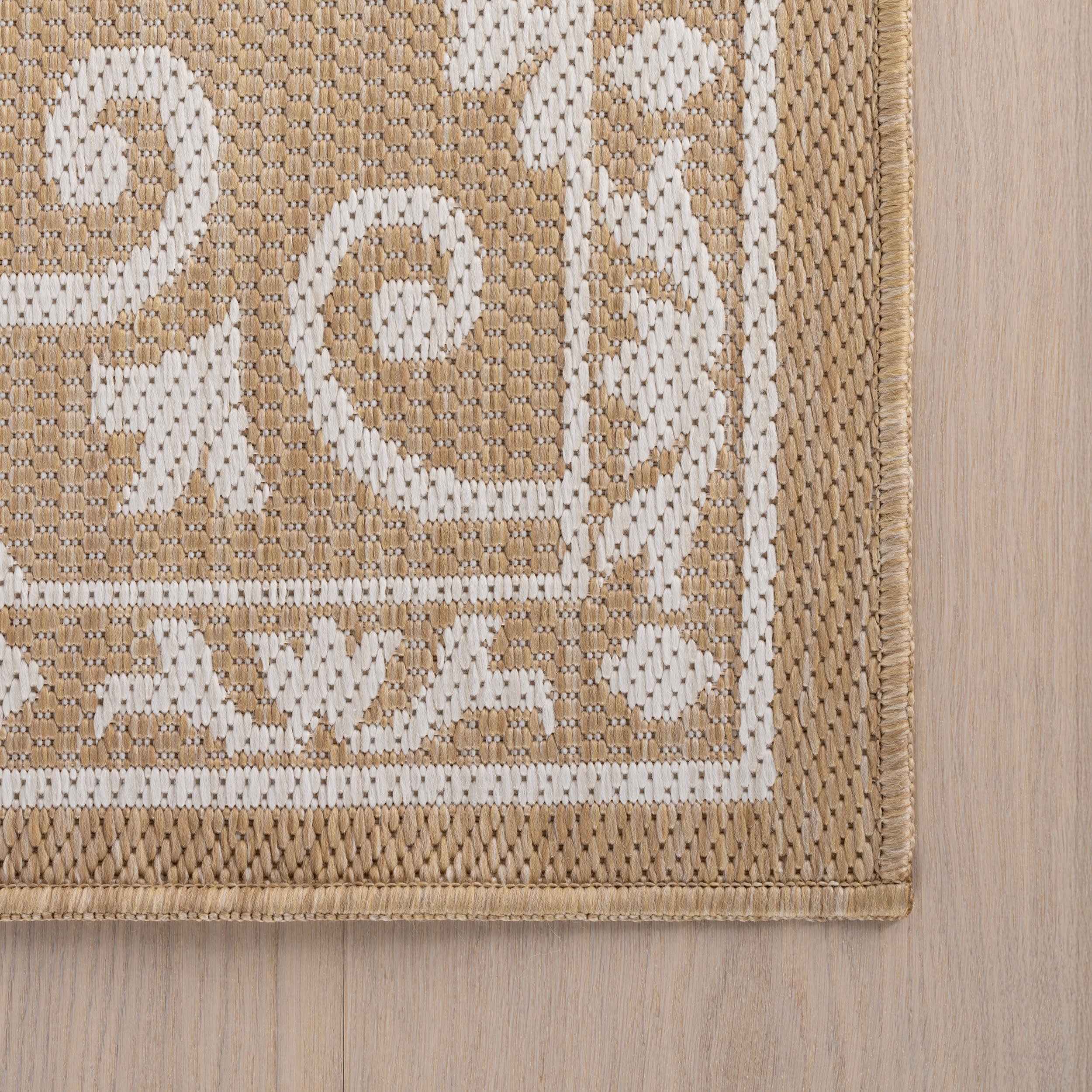 Laynea Traditional Paisley Indoor/Outdoor Rug | Tan - Image 4