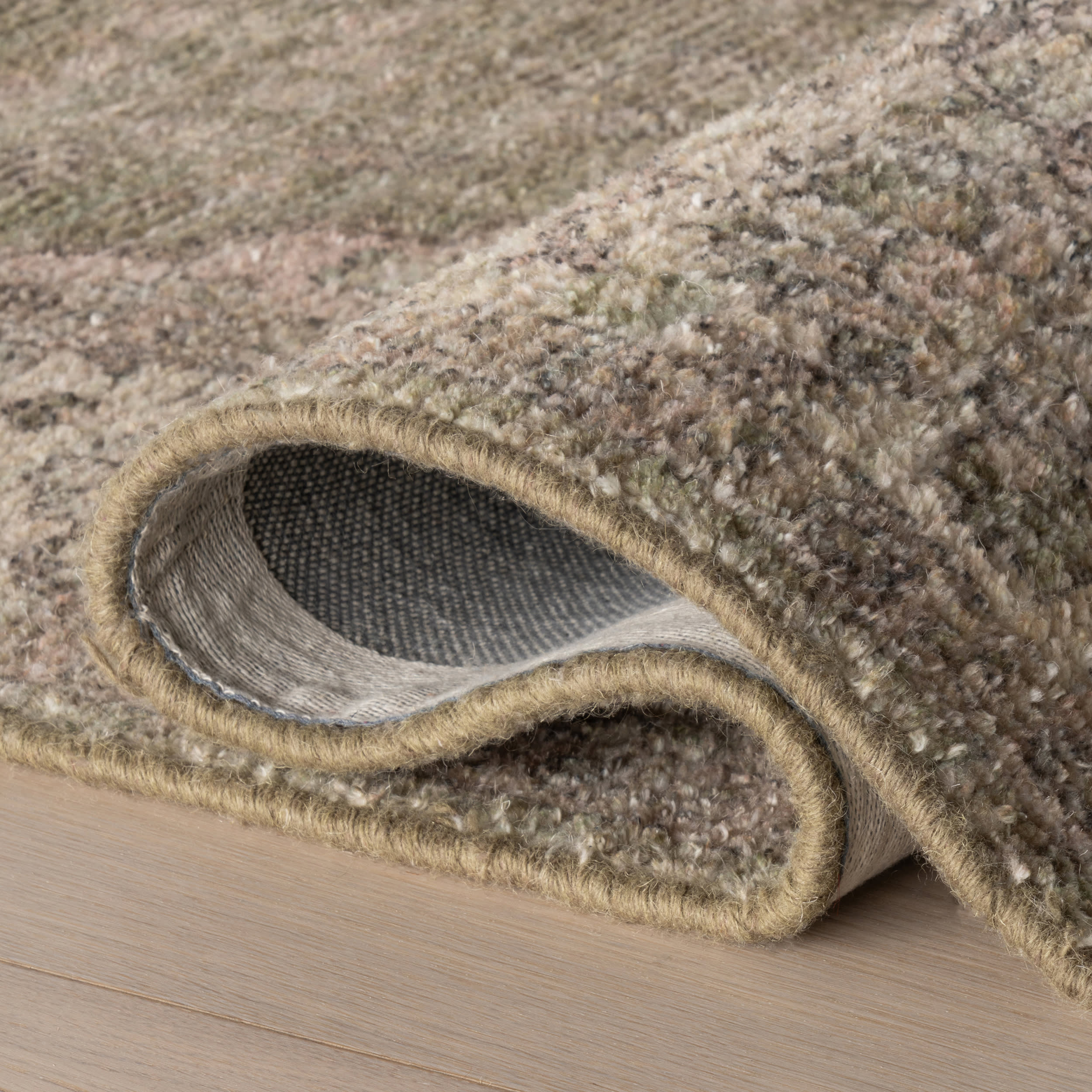 Lazara Hand Tufted Wool-Blend Rug | Green - Image 11