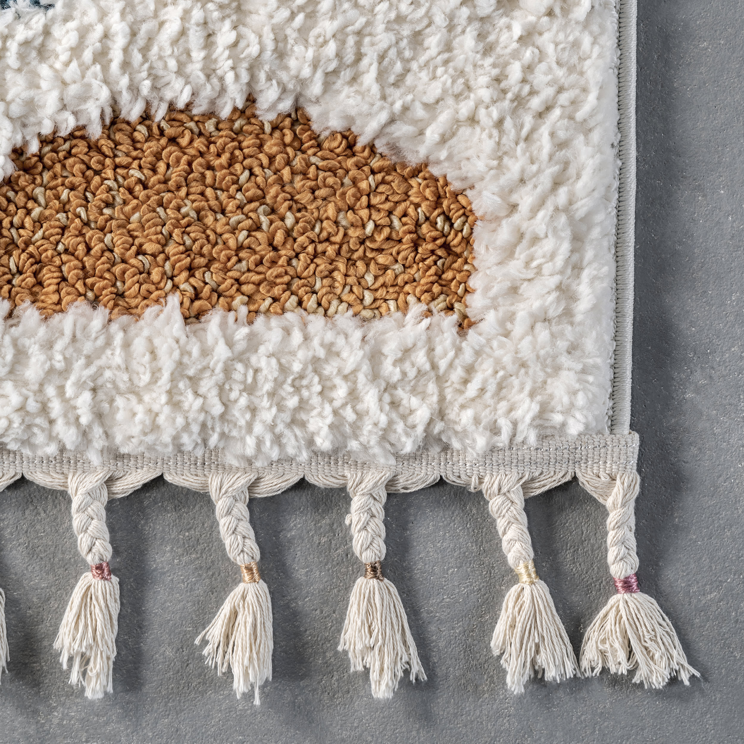 Leah Pebble Shag Rug | Ivory - Image 3