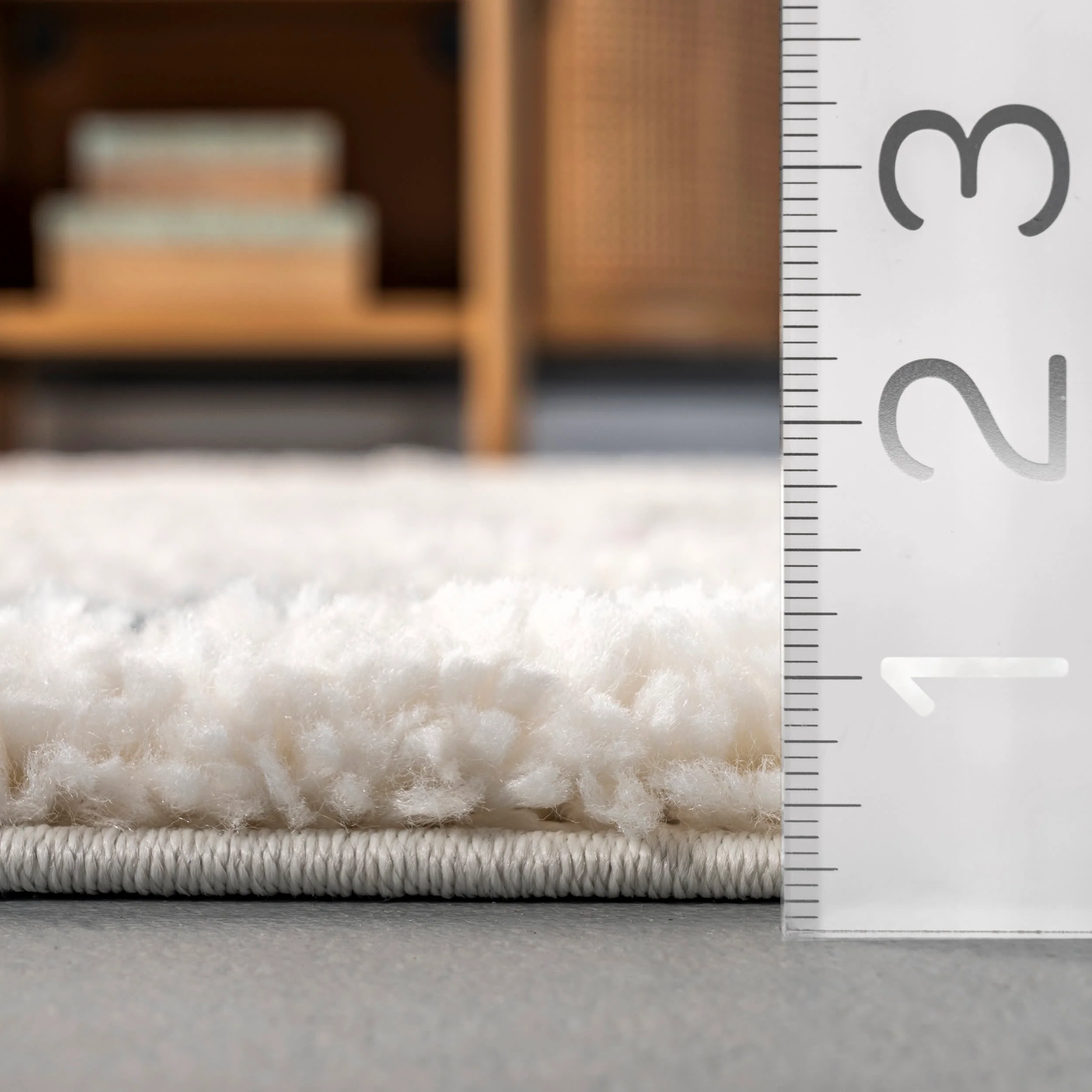 Leah Pebble Shag Rug | Ivory - Image 5