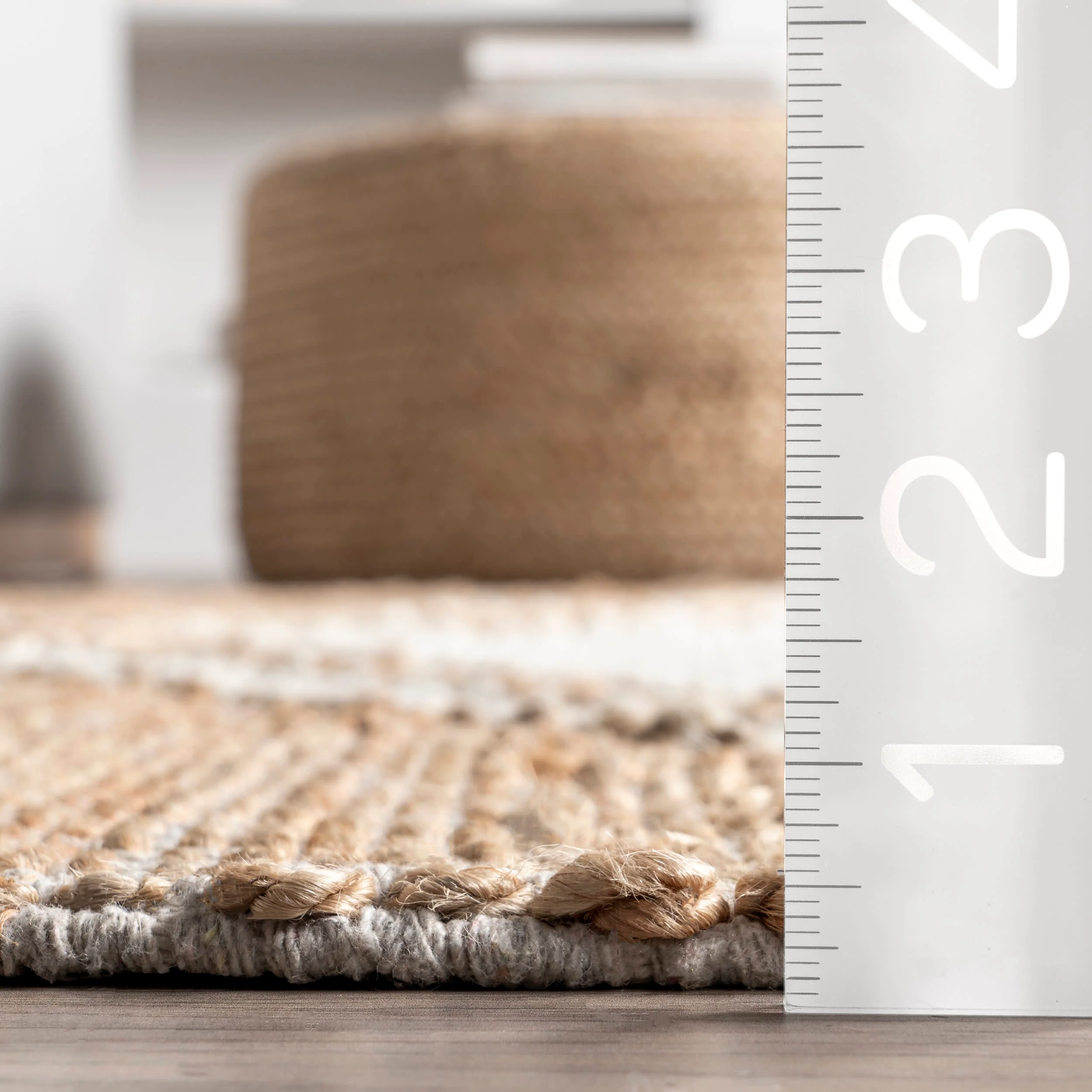 Leigh Moroccan Jute Rug | Natural - Image 5