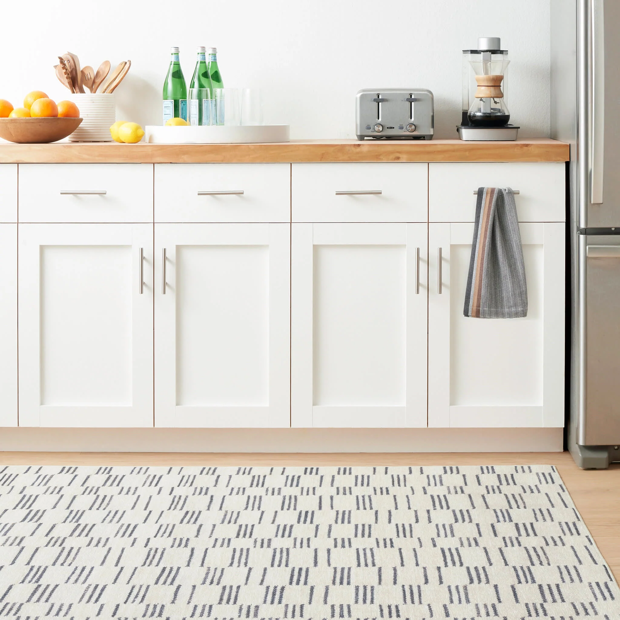 Leni Machine Washable Rug | Oatmeal - Image 2