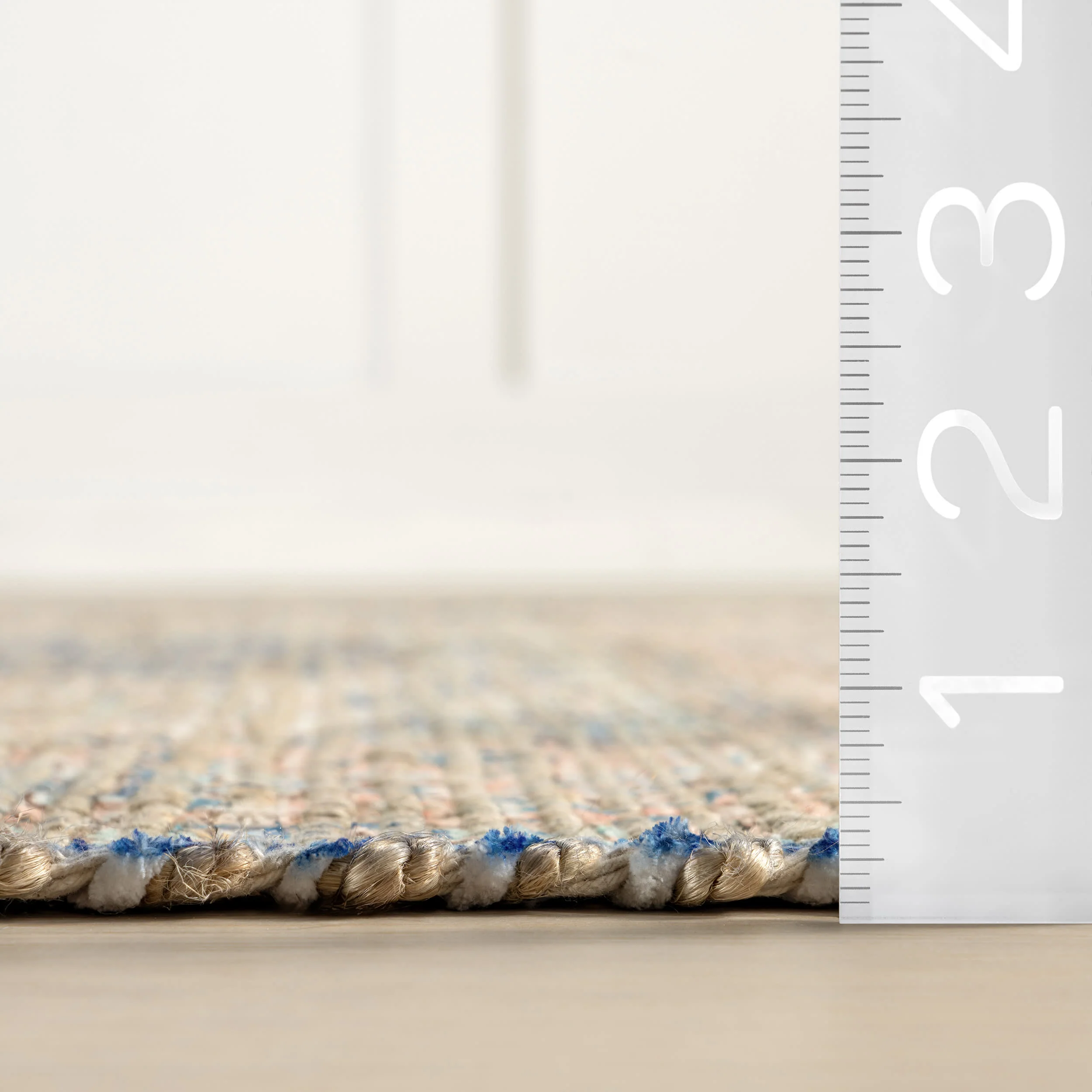 Lennox Medallion Tassel Rug | Blue - Image 5