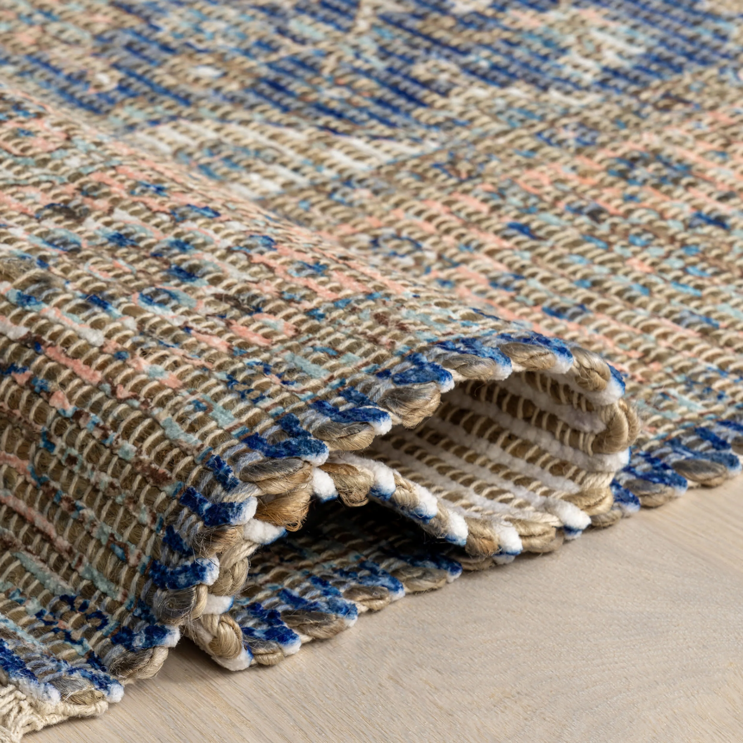 Lennox Medallion Tassel Rug | Blue - Image 8