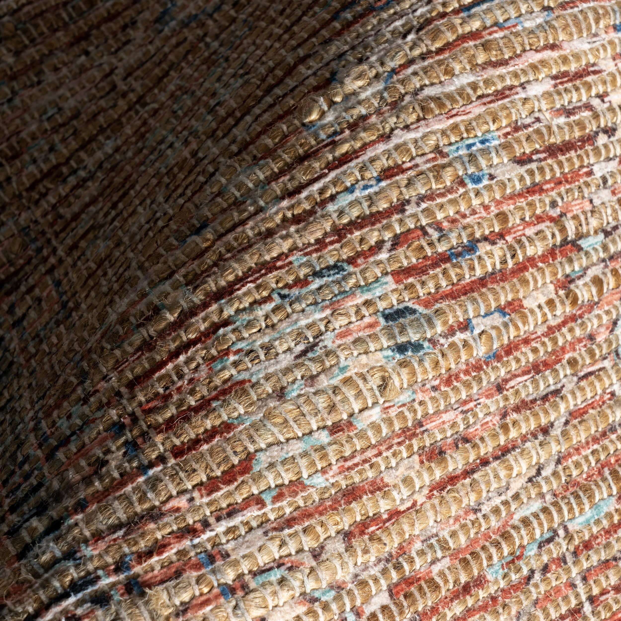 Lennox Medallion Tassel Rug | Multicolor - Image 3