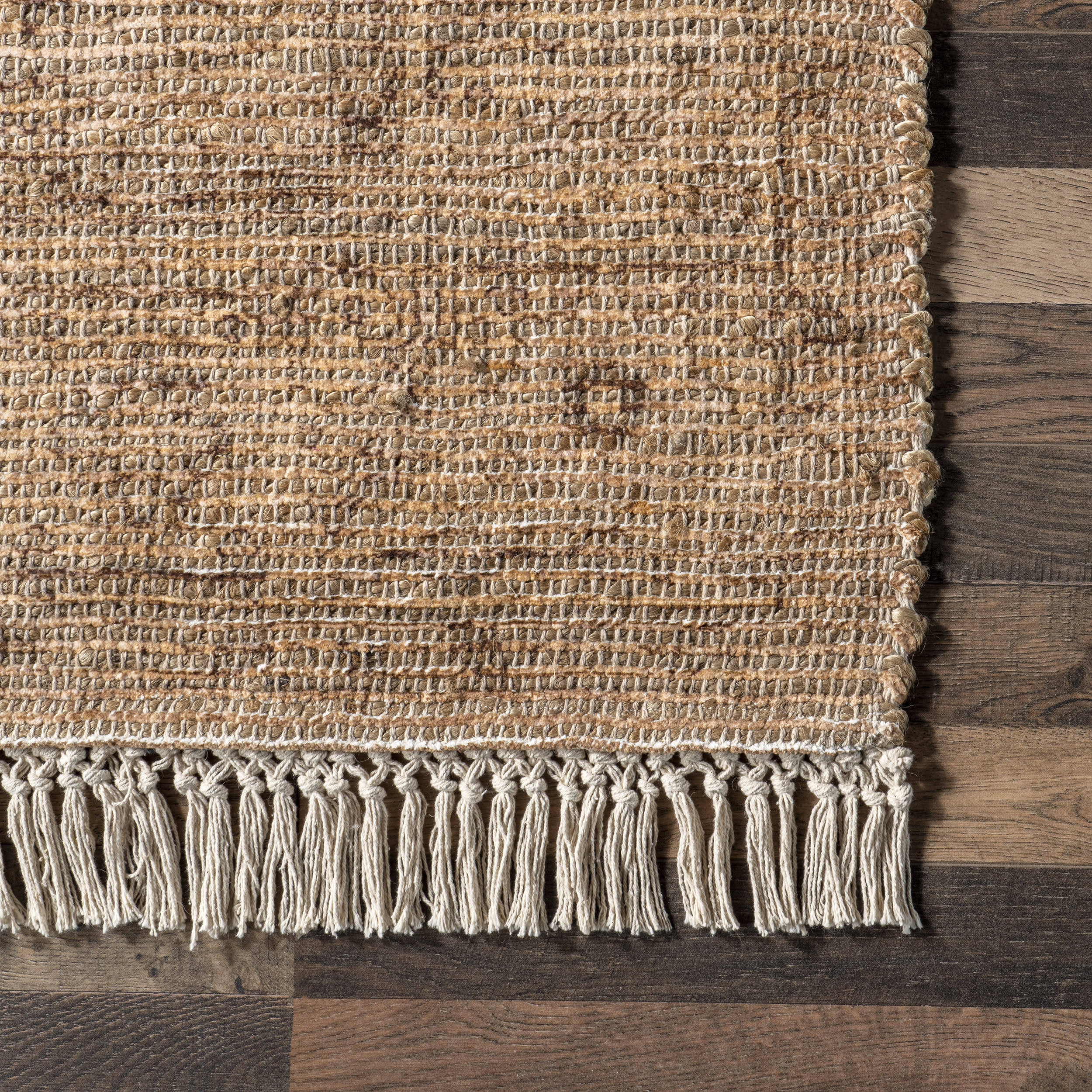 Lennox Medallion Tassel Rug | Natural - Image 3
