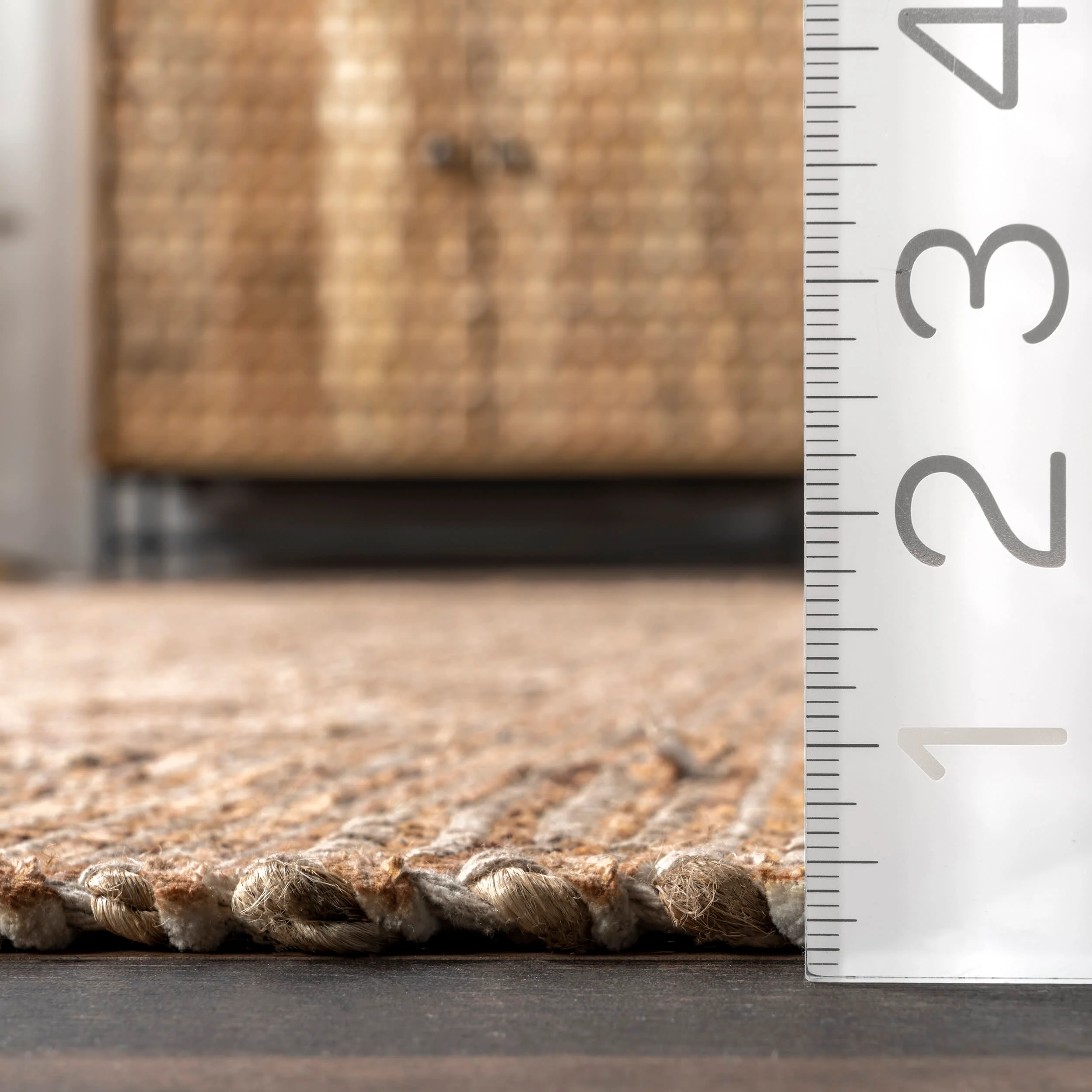 Lennox Medallion Tassel Rug | Natural - Image 4
