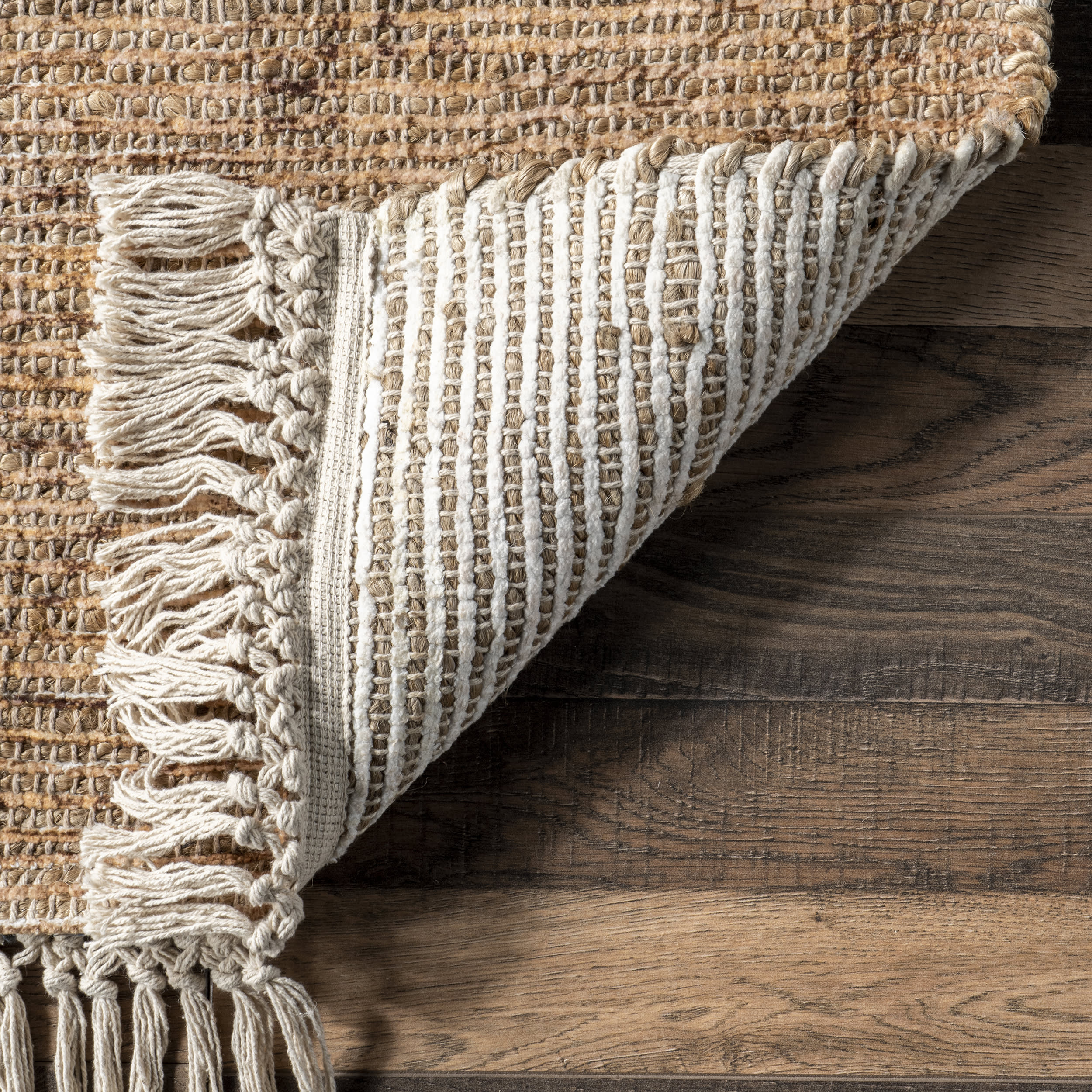 Lennox Medallion Tassel Rug | Natural - Image 5