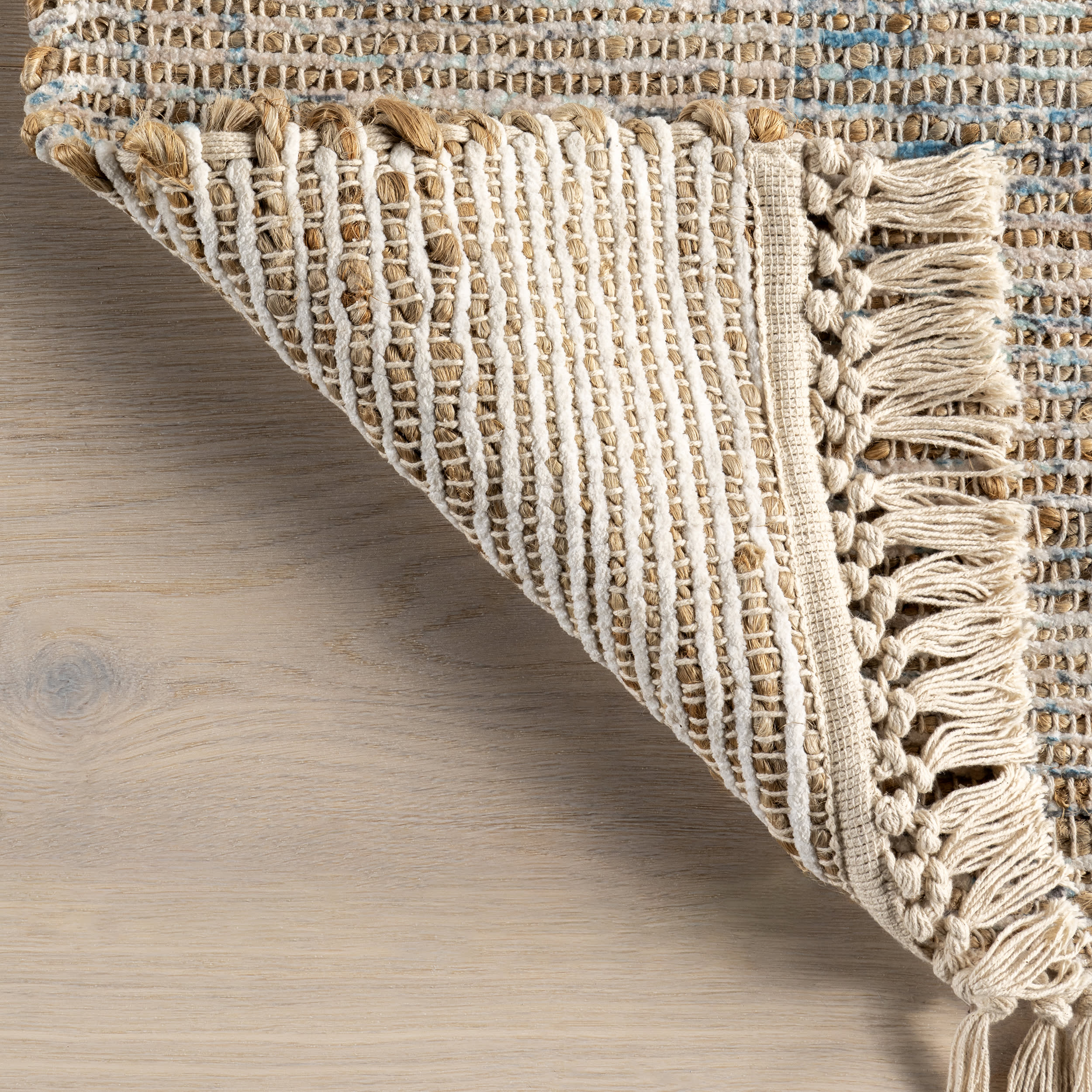 Lennox Medallion Tassel Rug | Sand - Image 6