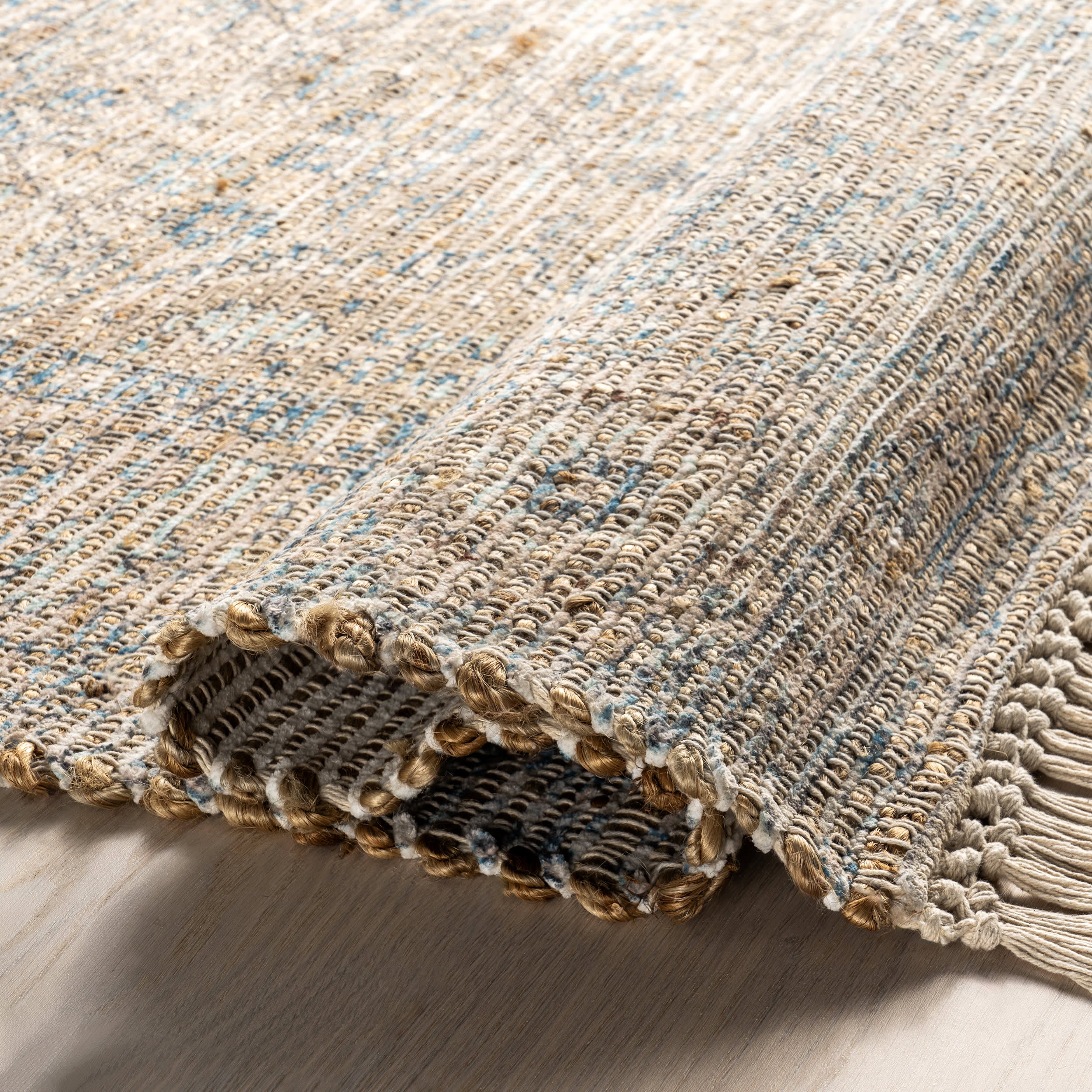 Lennox Medallion Tassel Rug | Sand - Image 8