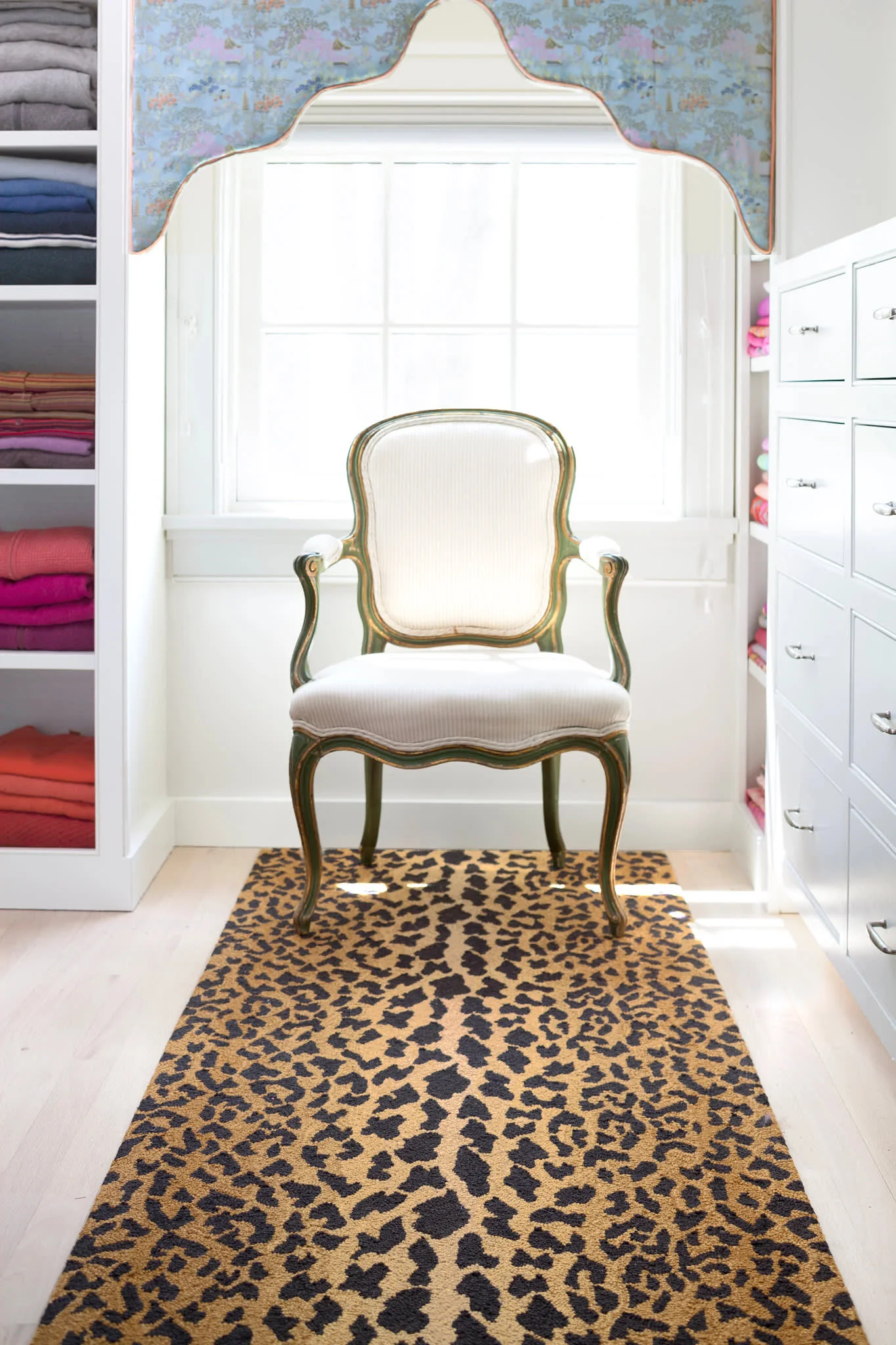 Leopard Hand Micro Hooked Wool Rug | Brown - Image 4